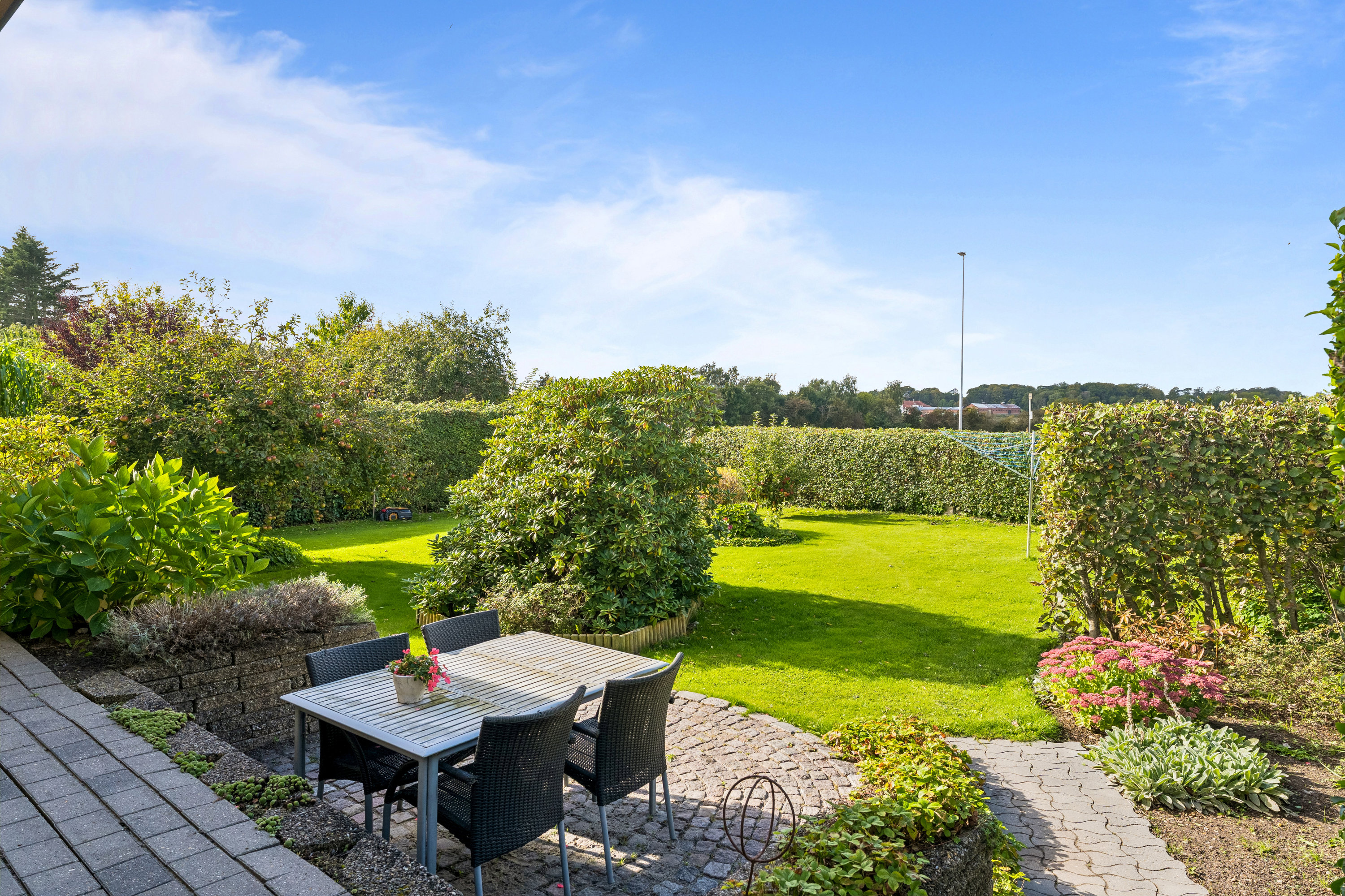 Fremhævet terrasse billede i fuldskærmstilstand. Billede af Demstrupvej 43, 8930 Randers NØ