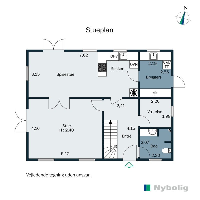 Plantegninger billede af Rosenvænget 41, Klakring, 7130 Juelsminde