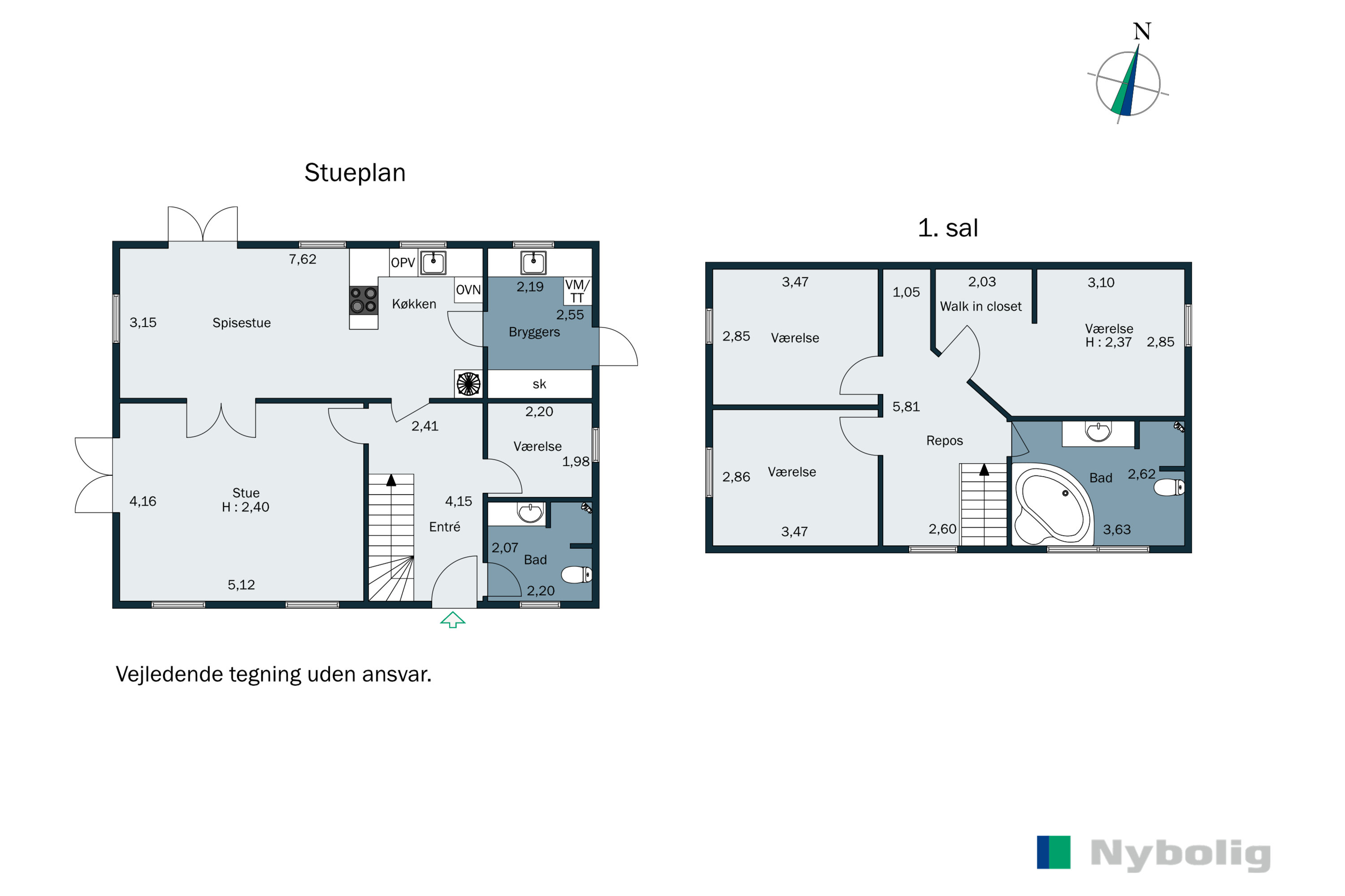 Plantegninger billede af Rosenvænget 41, Klakring, 7130 Juelsminde