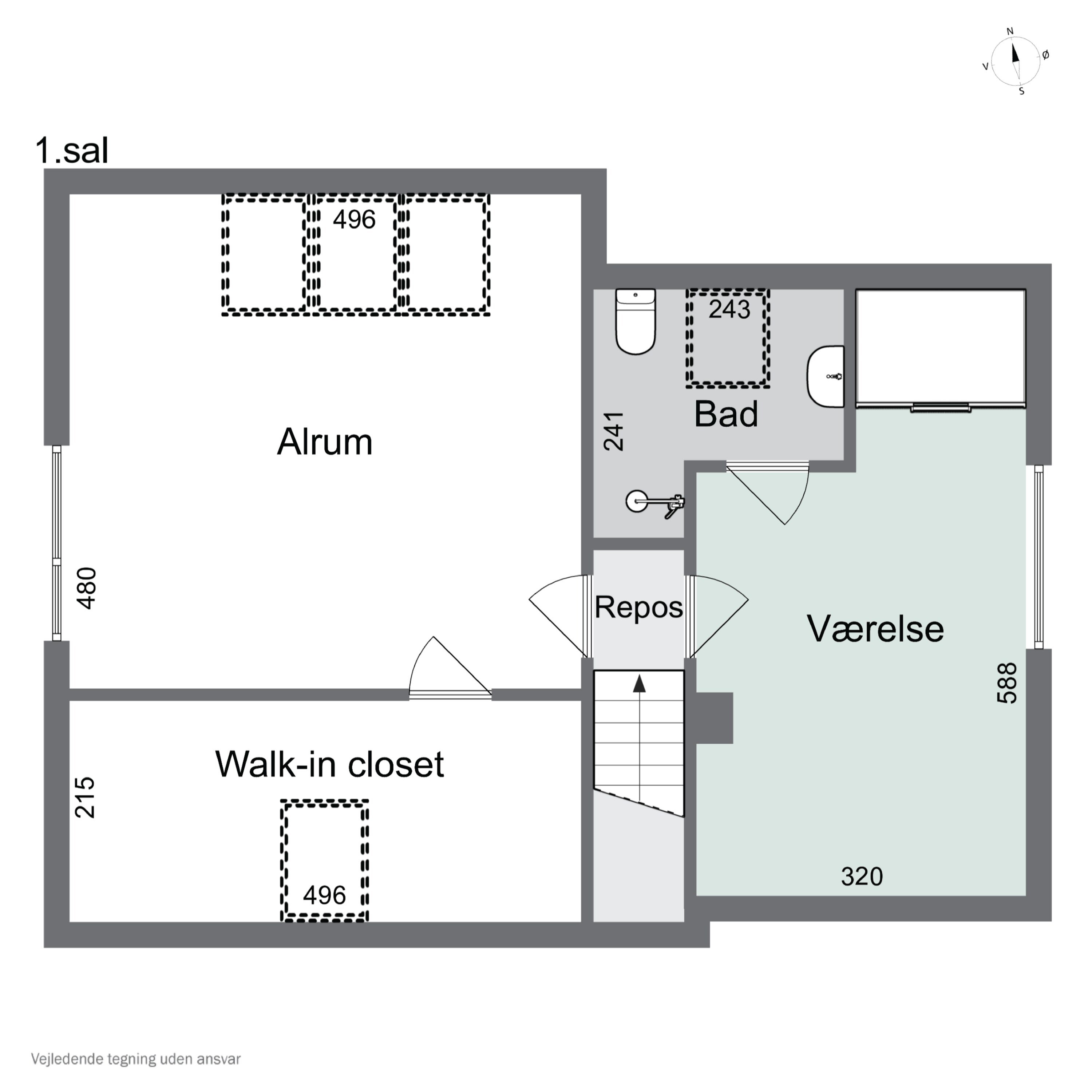 Plantegninger billede af Willemoesvej 1, Havnebyen, 4583 Sjællands Odde