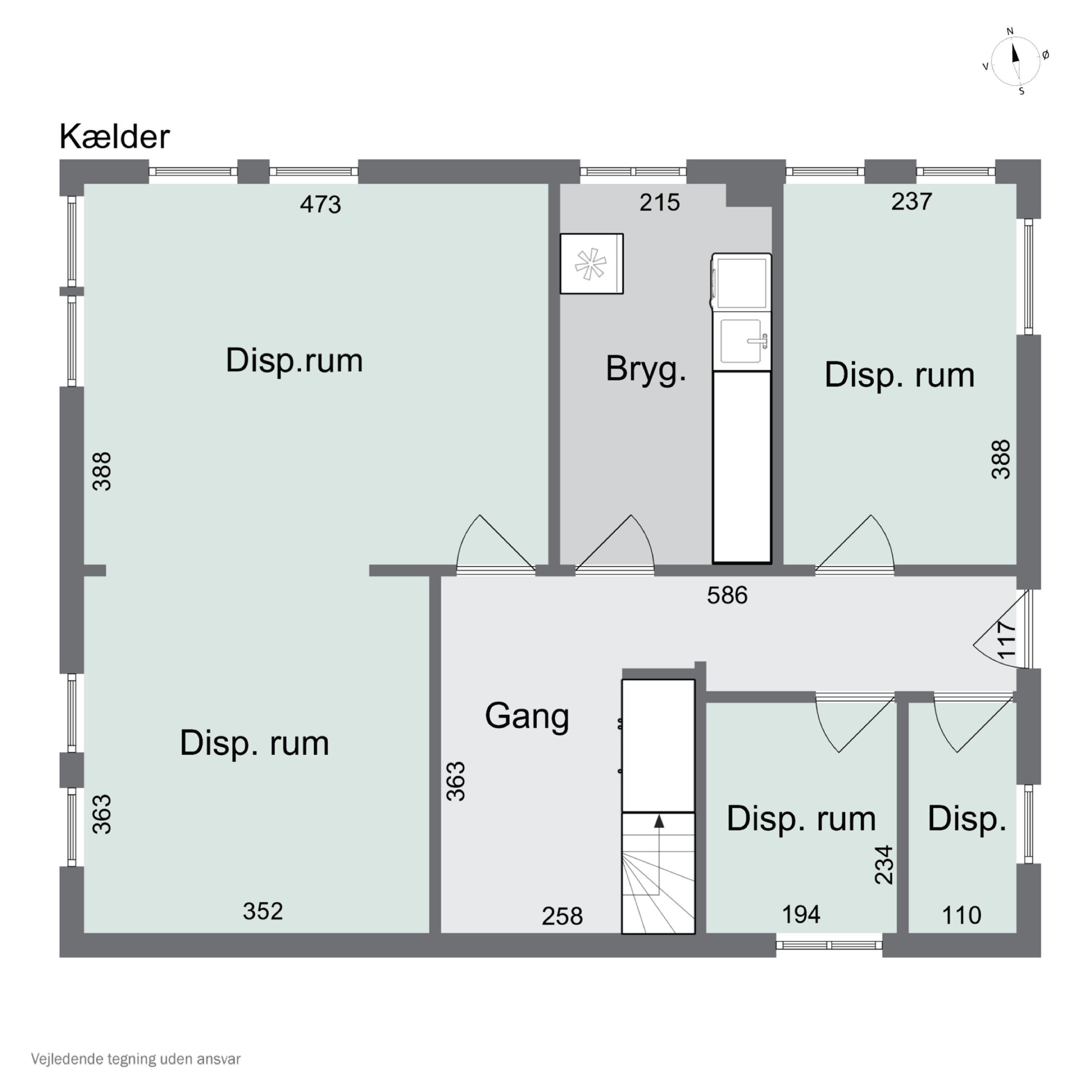 Plantegninger billede af Willemoesvej 1, Havnebyen, 4583 Sjællands Odde