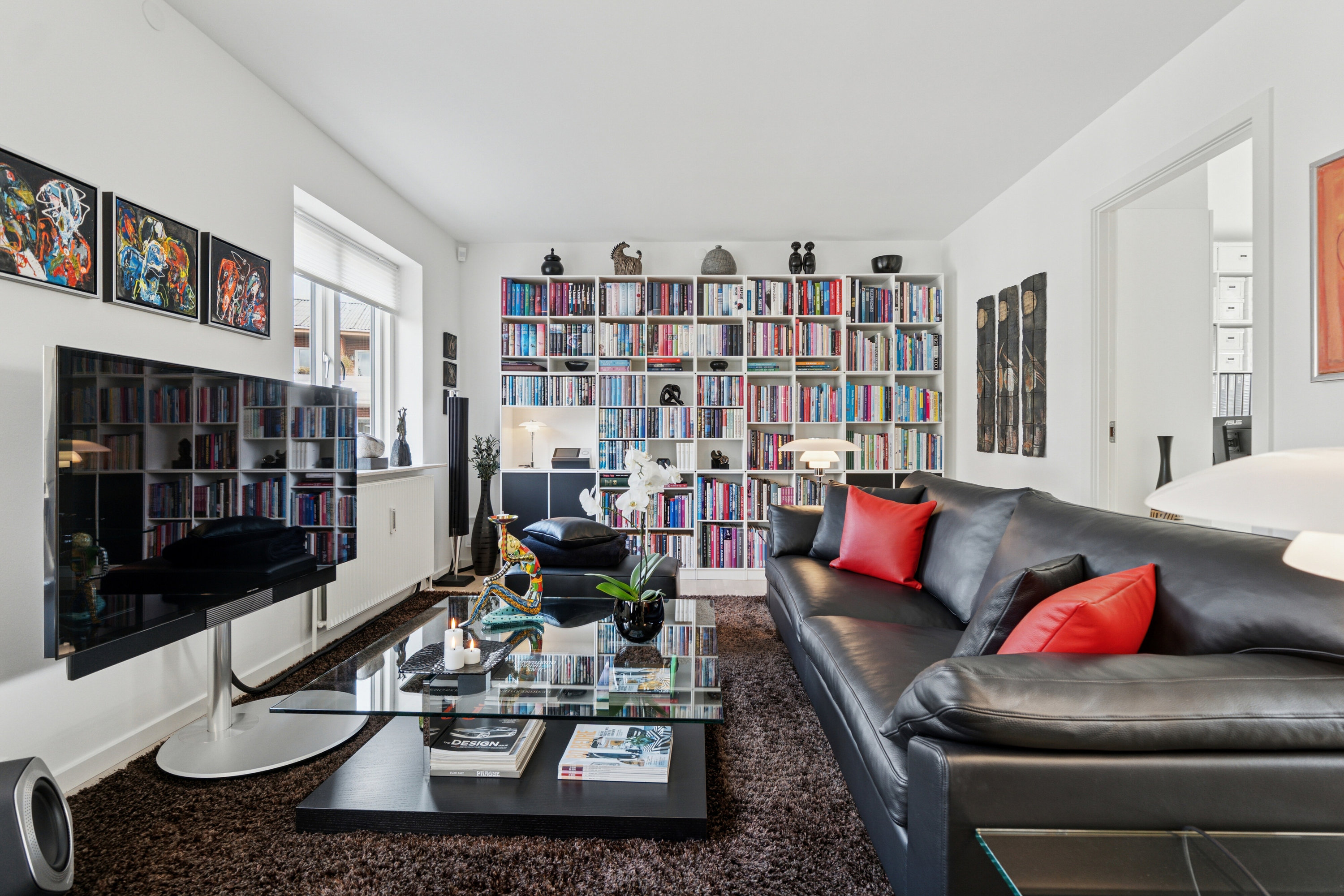 Fremhævet stue billede i fuldskærmstilstand. Billede af Holbergsgade 1E, 8600 Silkeborg