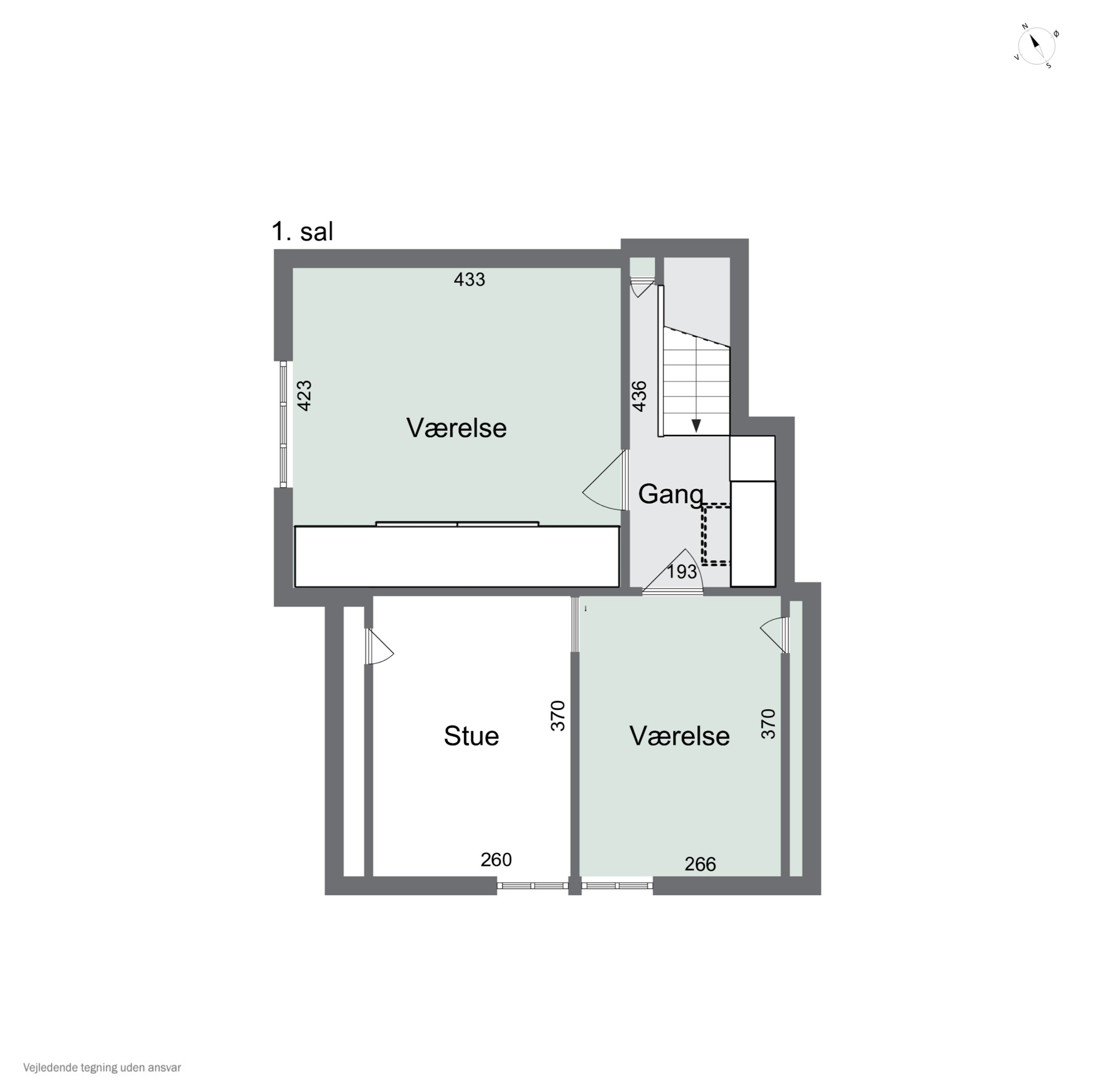 Plantegninger billede af Torvegade 17, 4690 Haslev