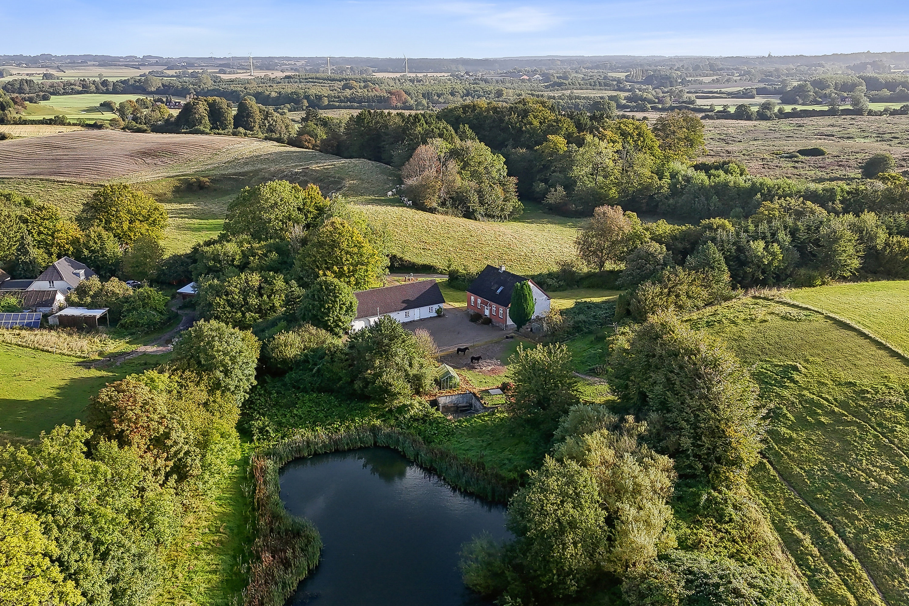 Fremhævet luftfoto billede i fuldskærmstilstand. Billede af Pavegyden 24, 5771 Stenstrup