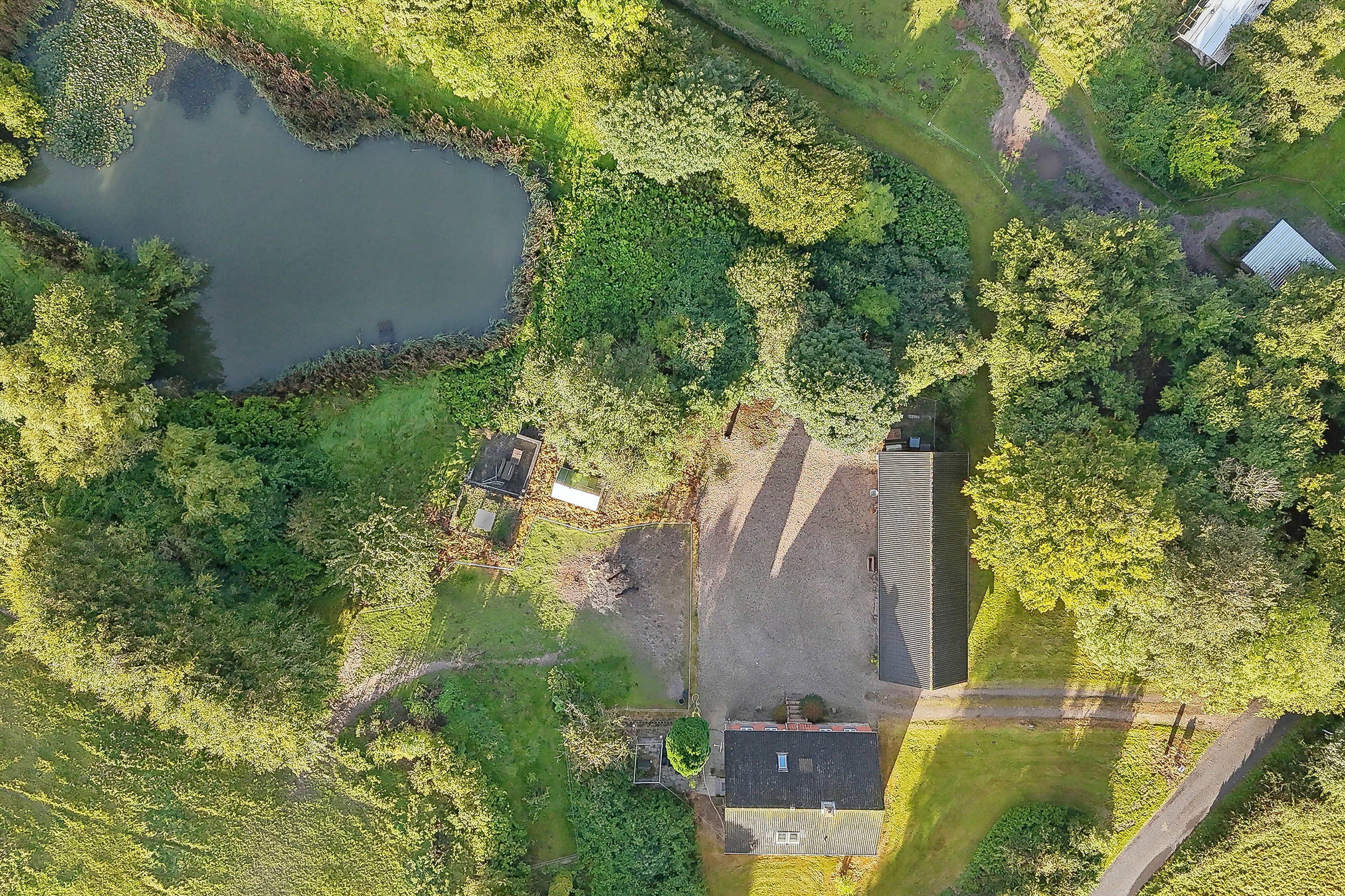 Fremhævet luftfoto billede i fuldskærmstilstand. Billede af Pavegyden 24, 5771 Stenstrup