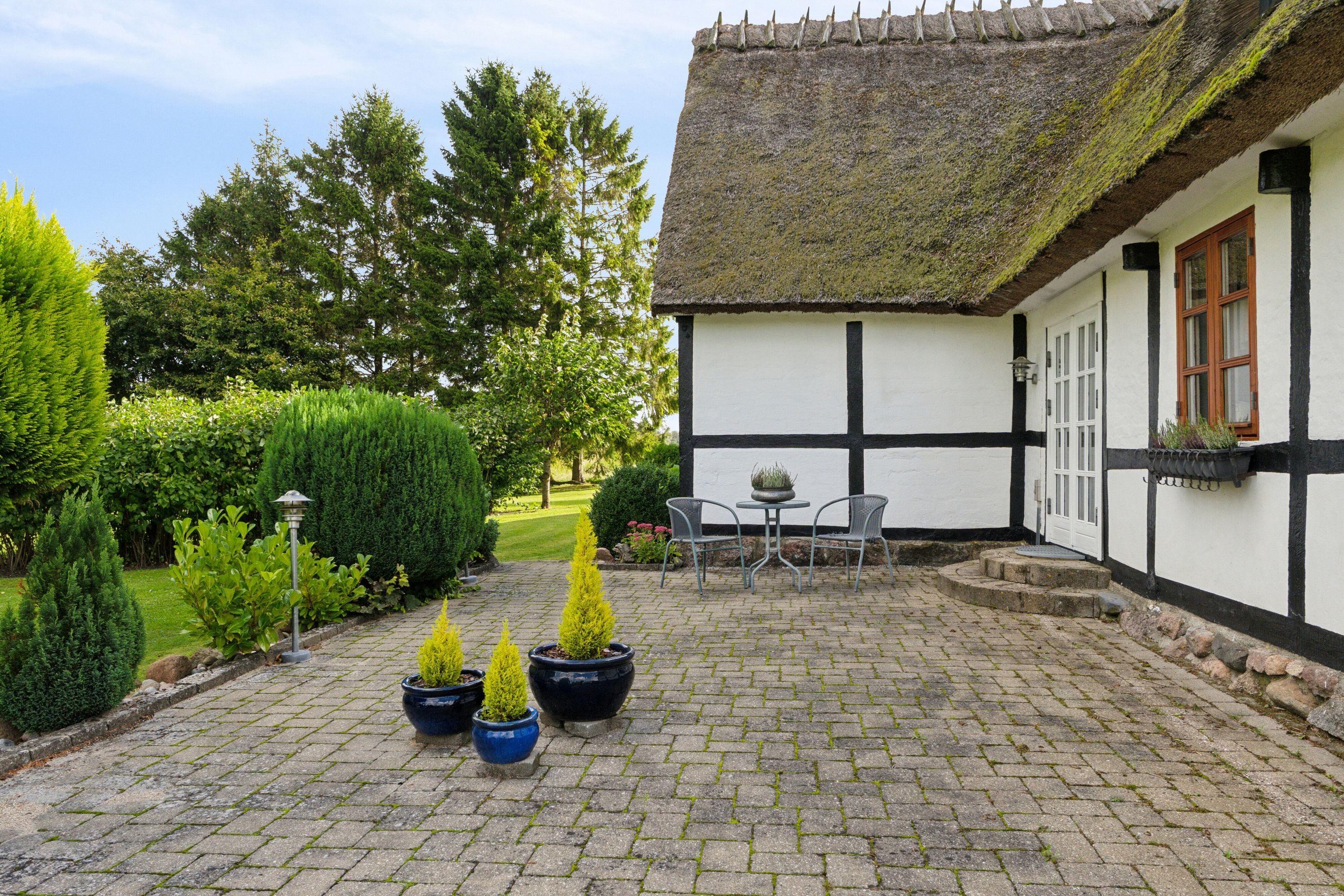 Fremhævet terrasse billede i fuldskærmstilstand. Billede af Møllehusvej 17, Smerup, 4653 Karise