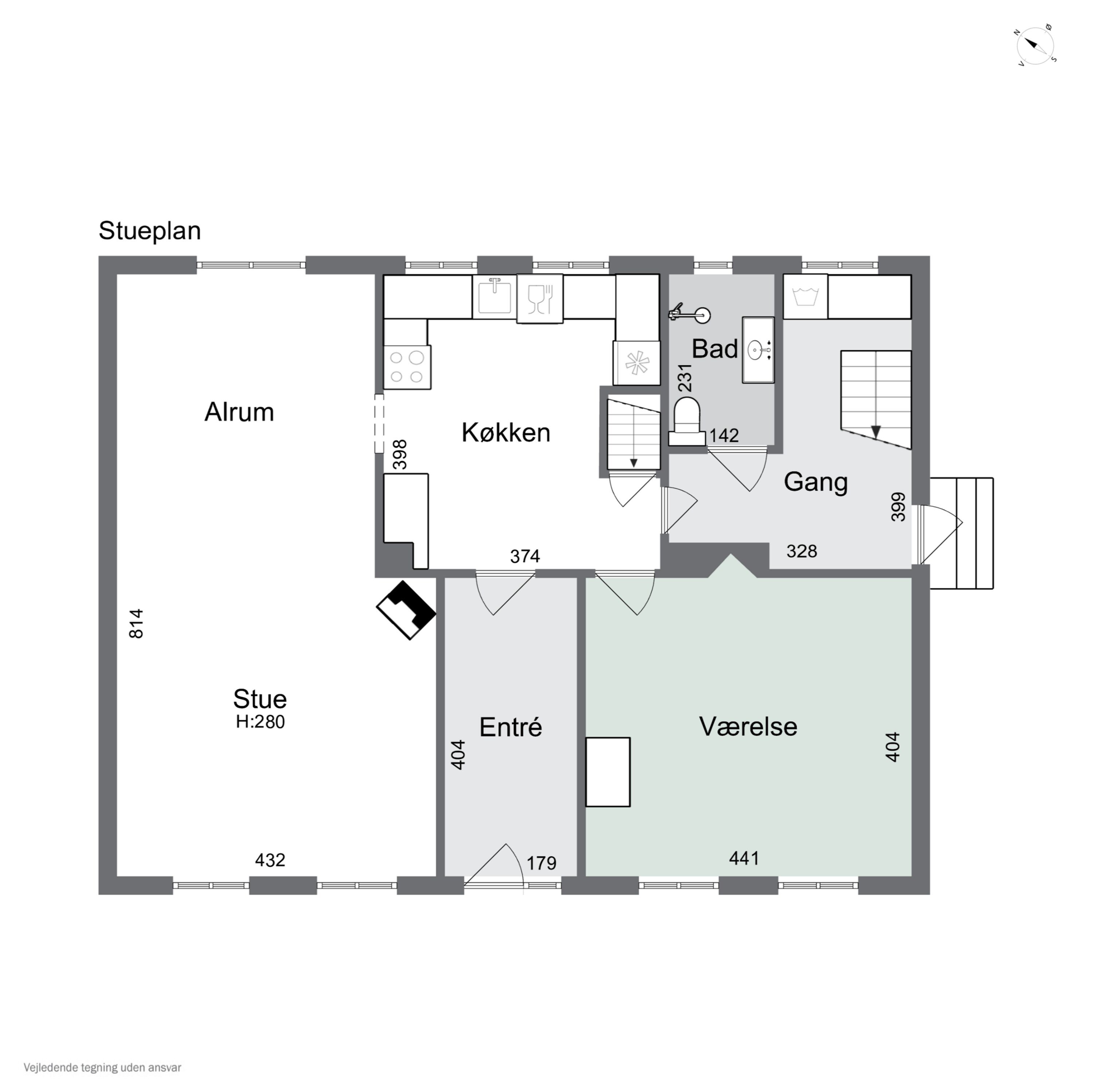 Plantegninger billede af Pavegyden 24, 5771 Stenstrup