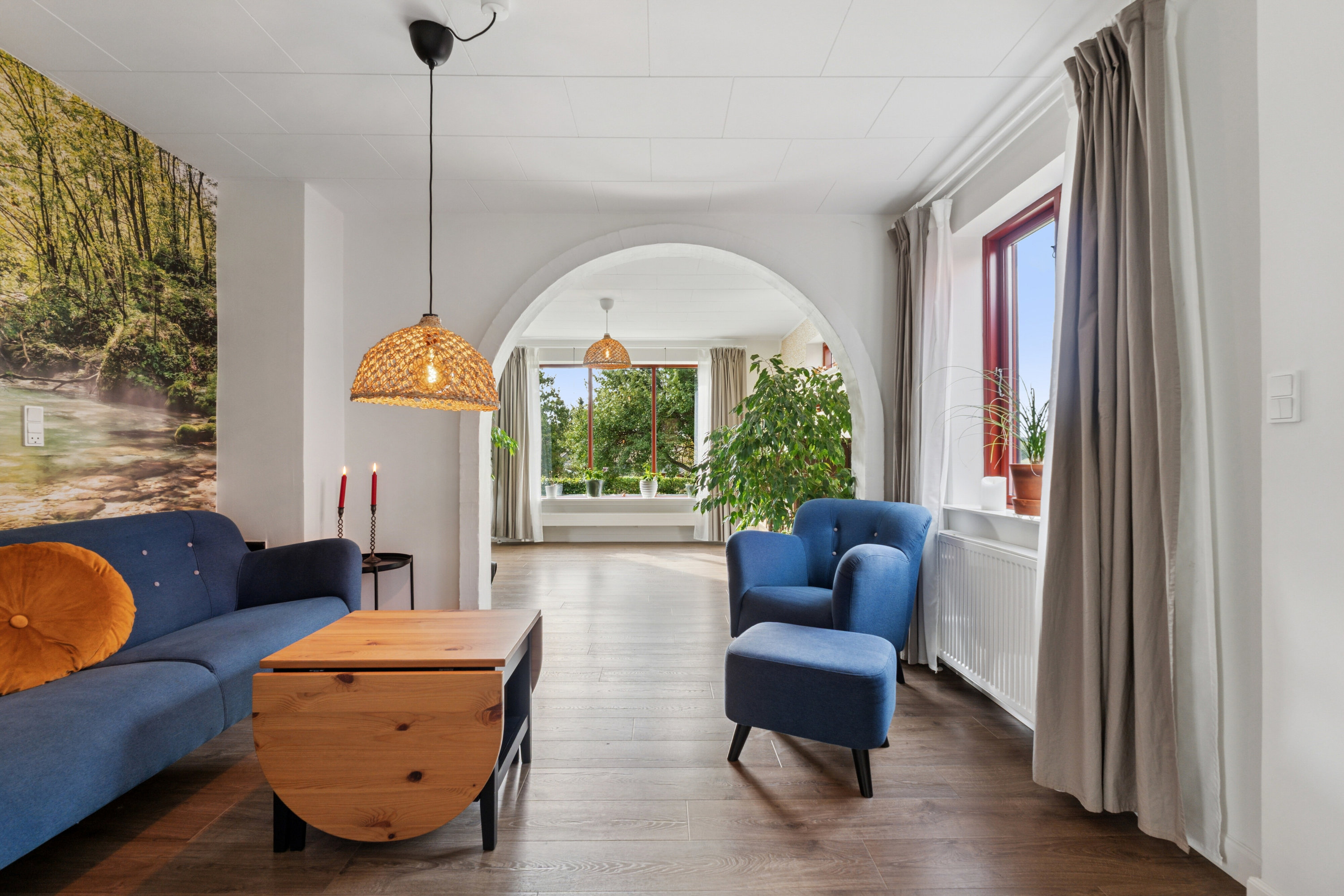 Fremhævet stue billede i fuldskærmstilstand. Billede af Søndervej 36, Brobyværk, 5672 Broby