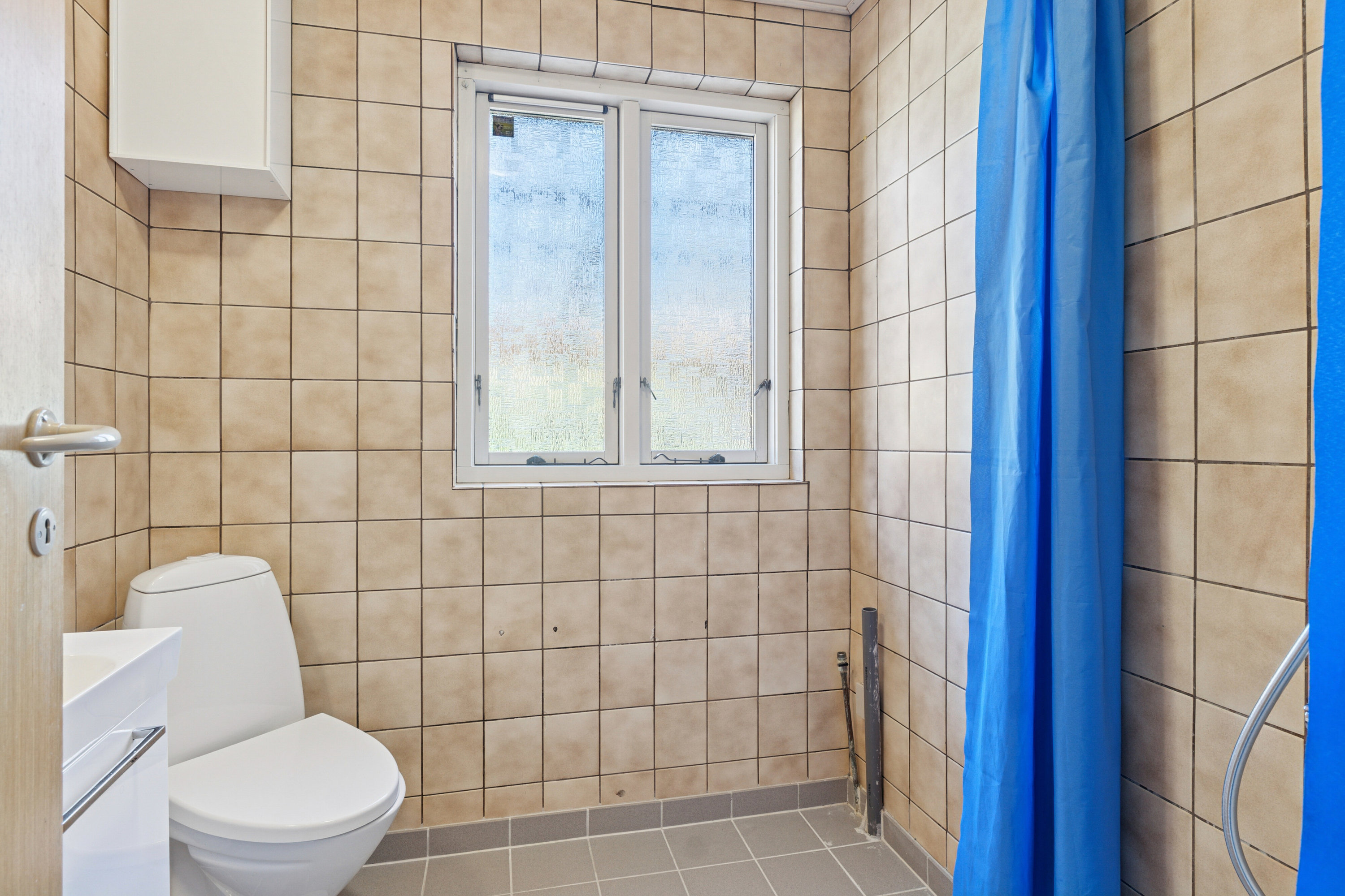 Fremhævet badeværelse billede i fuldskærmstilstand. Billede af Mosbjergvej 1, st.., 9881 Bindslev