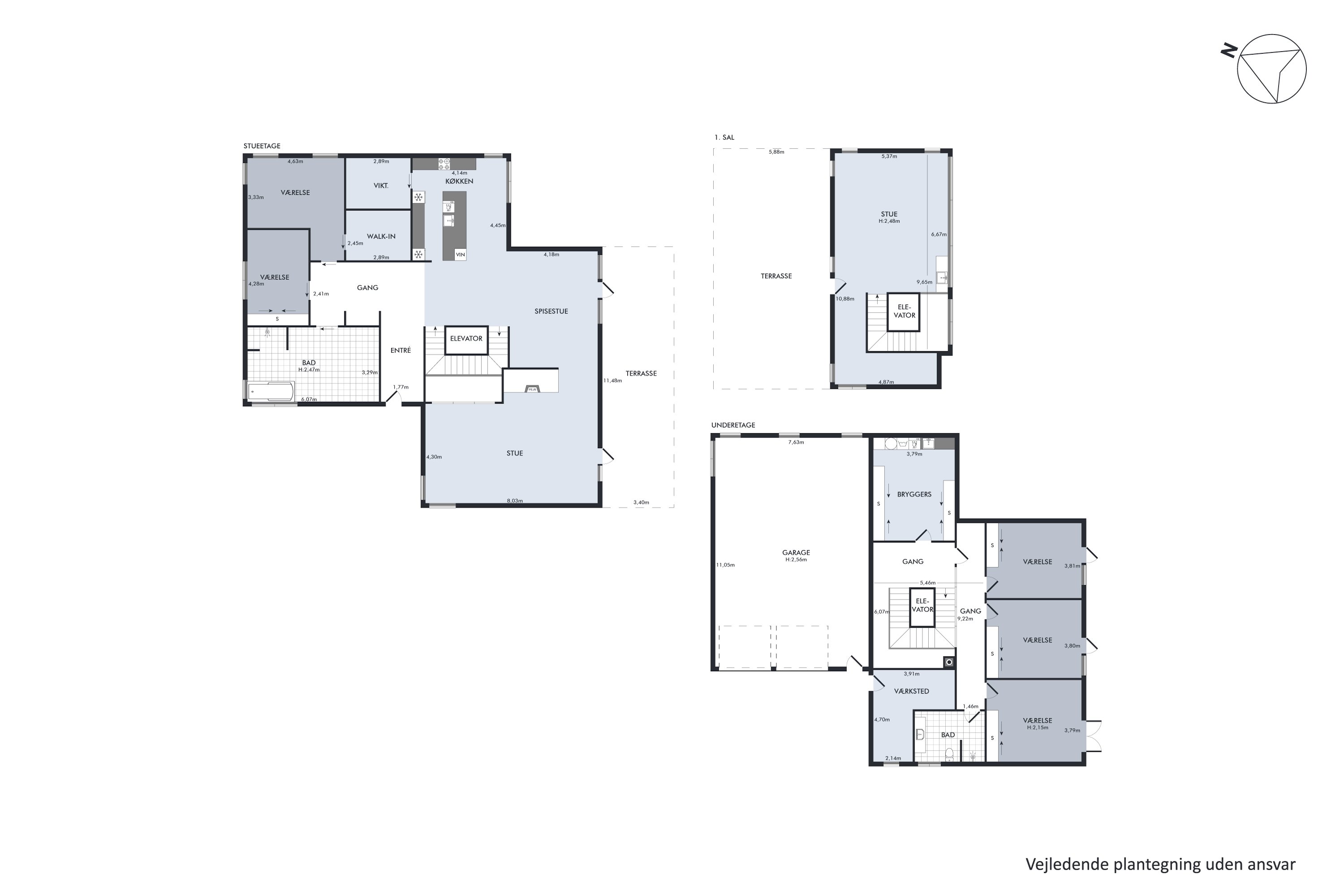 Plantegninger billede af Holmebakken 48, 8382 Hinnerup