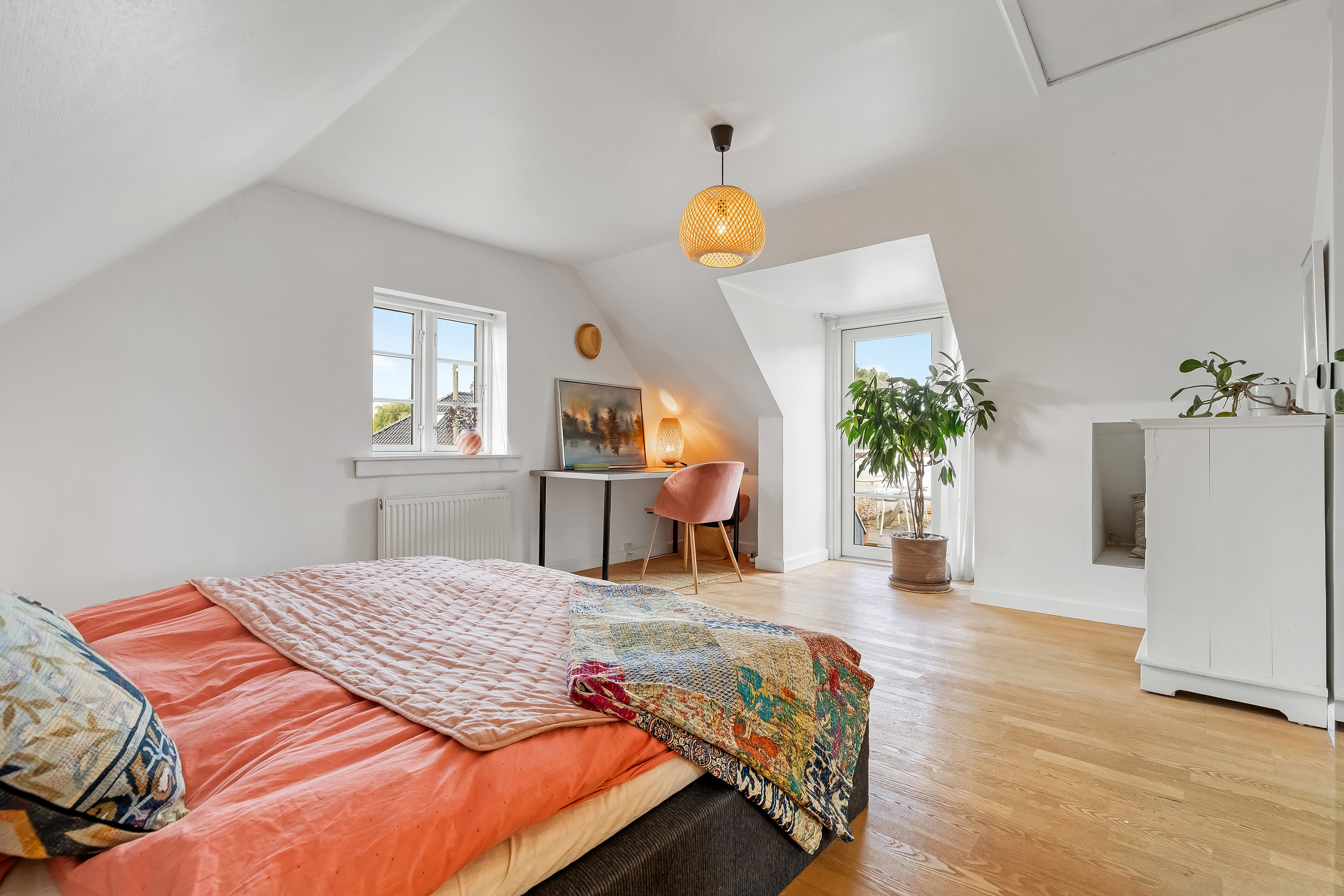 Fremhævet soveværelse billede i fuldskærmstilstand. Billede af Nellerupgårds Alle 3, 3250 Gilleleje