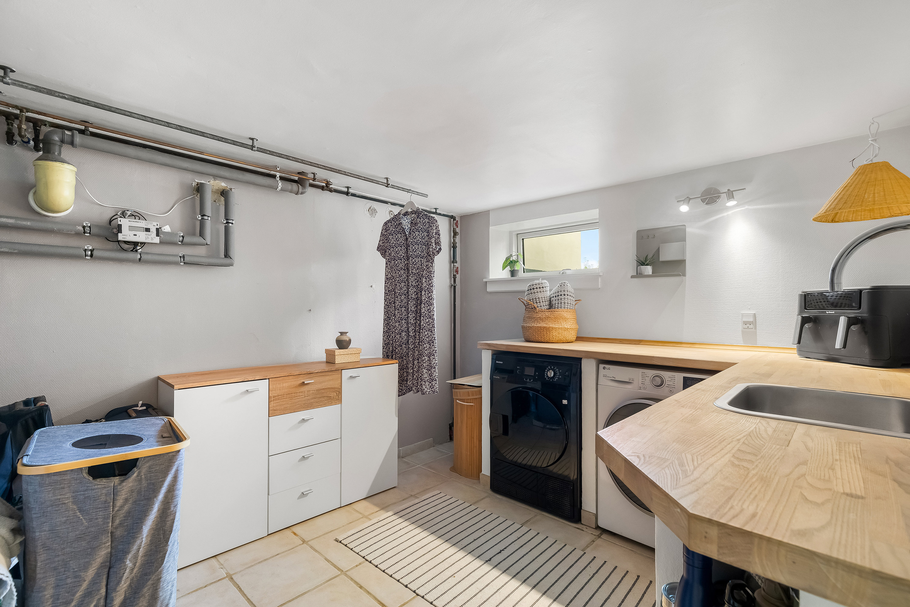 Fremhævet vaskerum billede i fuldskærmstilstand. Billede af Nellerupgårds Alle 3, 3250 Gilleleje