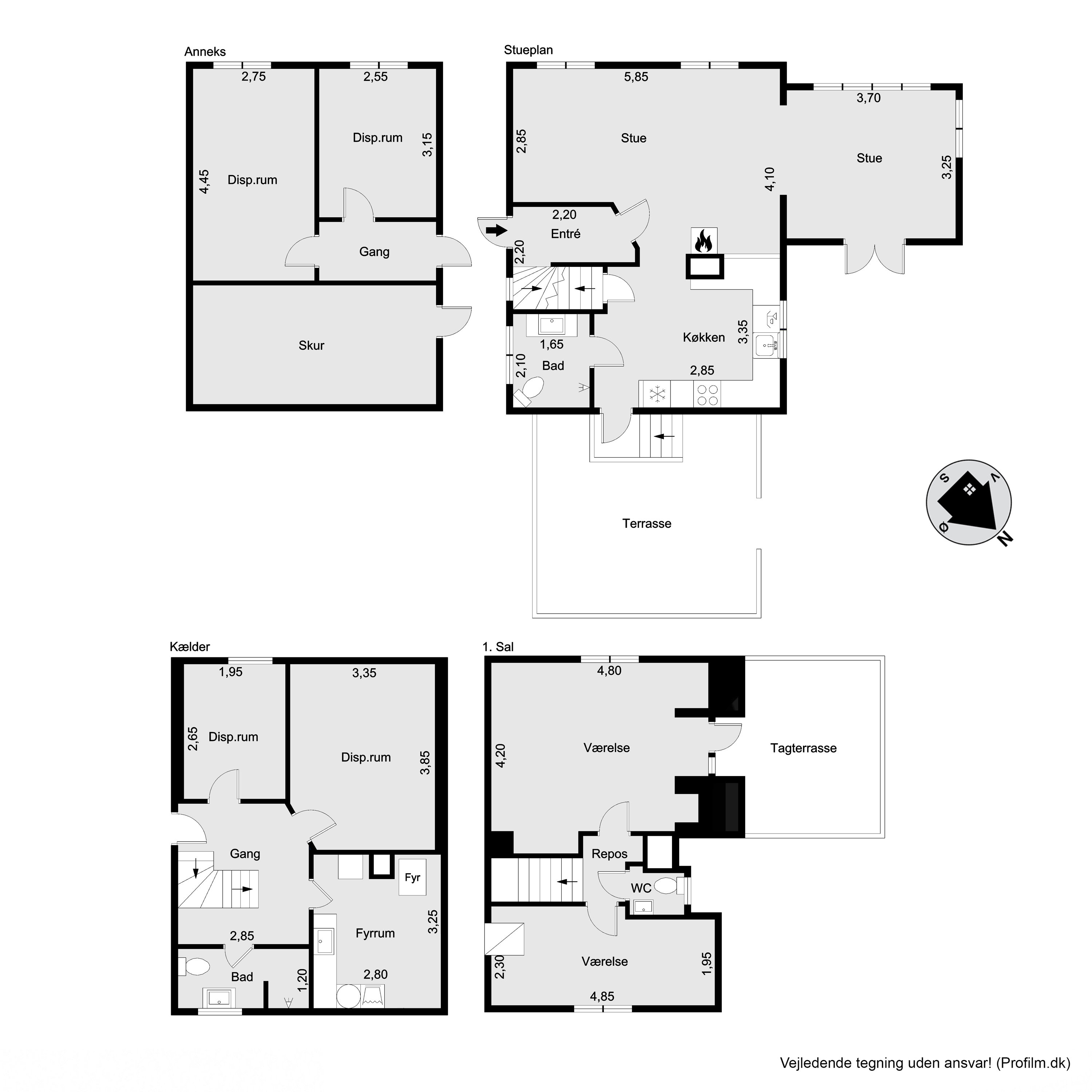 Plantegninger billede af Nellerupgårds Alle 3, 3250 Gilleleje