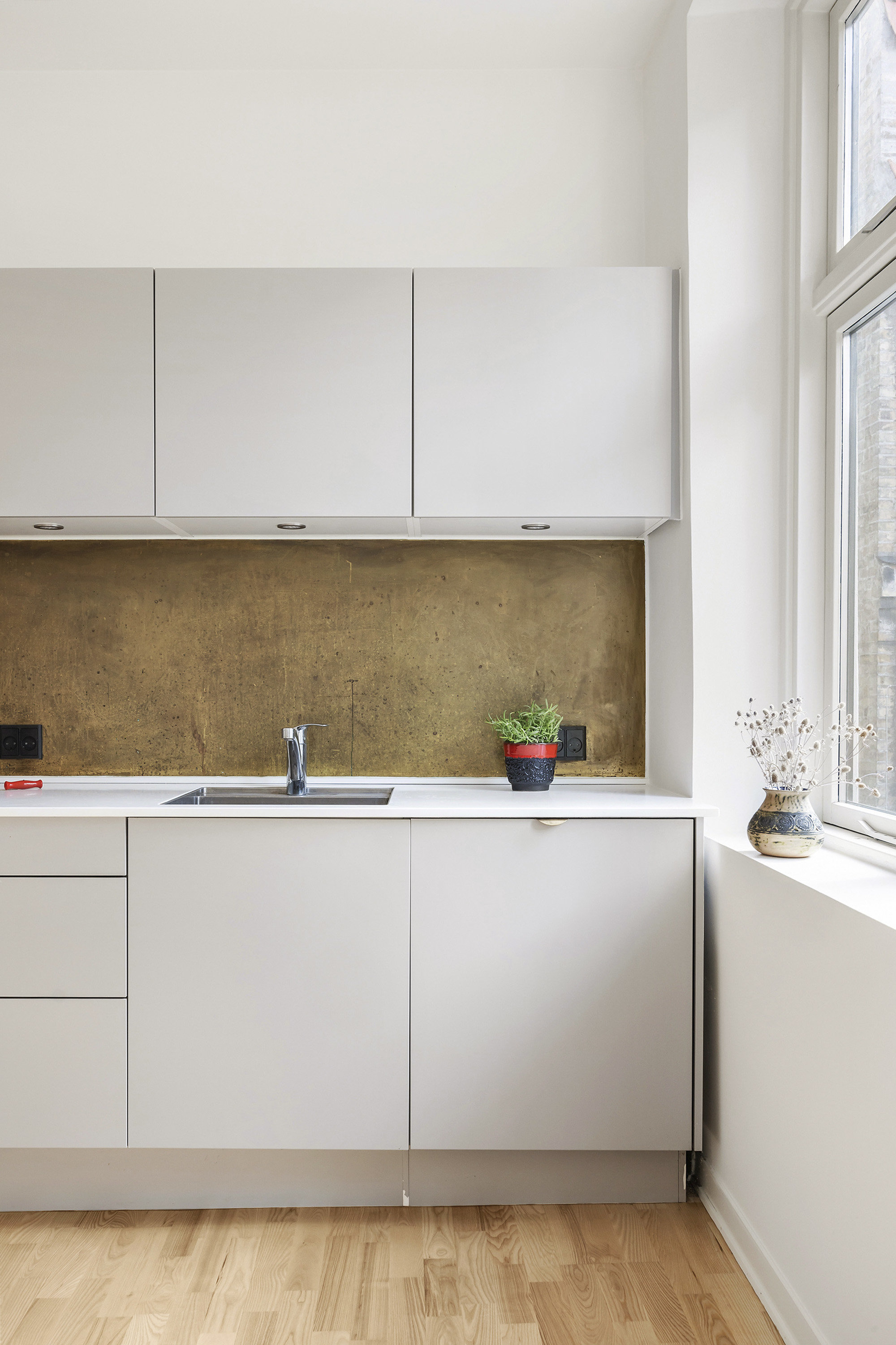 Fremhævet køkken billede i fuldskærmstilstand. Billede af Nørregade 36A, 2. th., 1165 København K