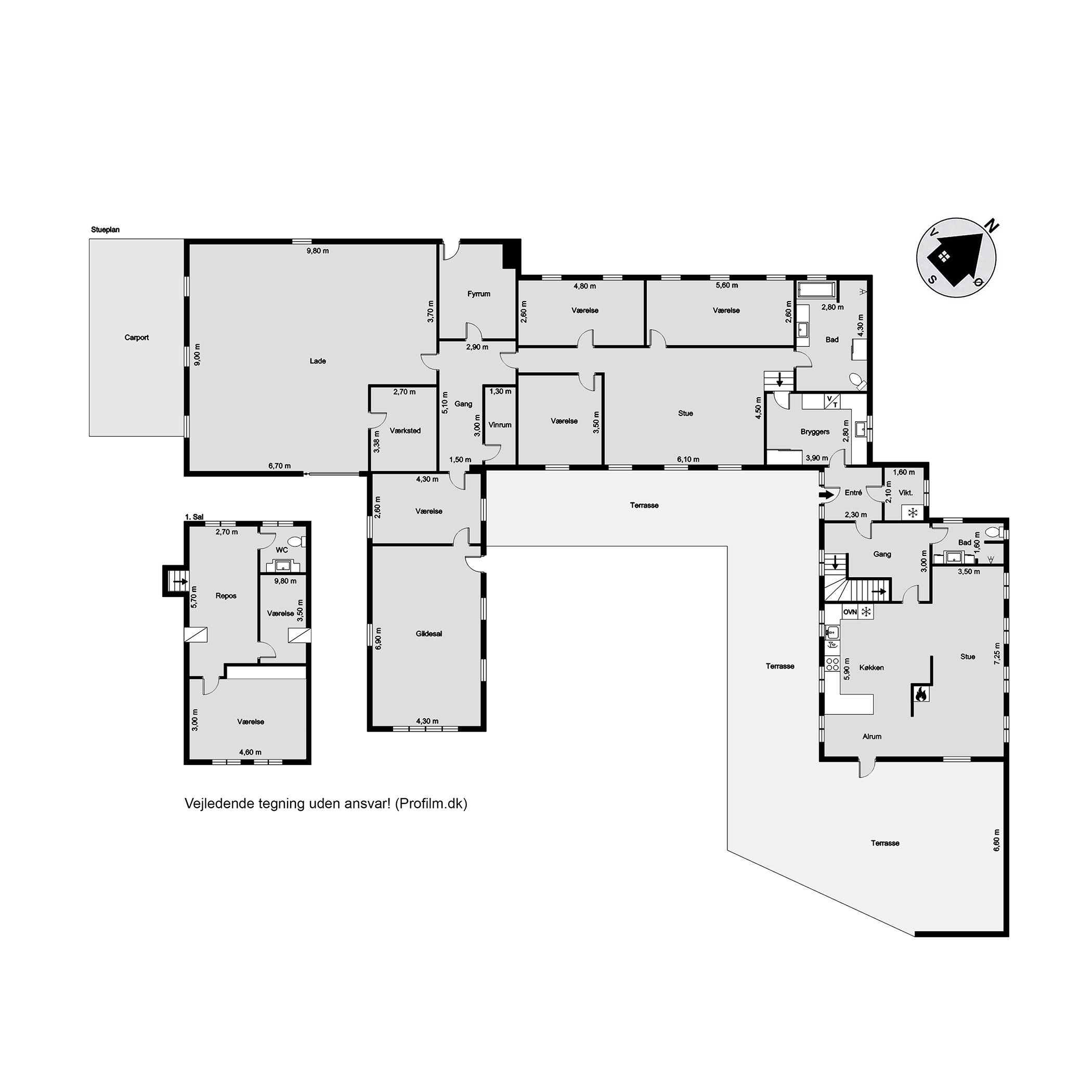 Plantegninger billede af Koldingvej 86, Vester Nebel, 6040 Egtved