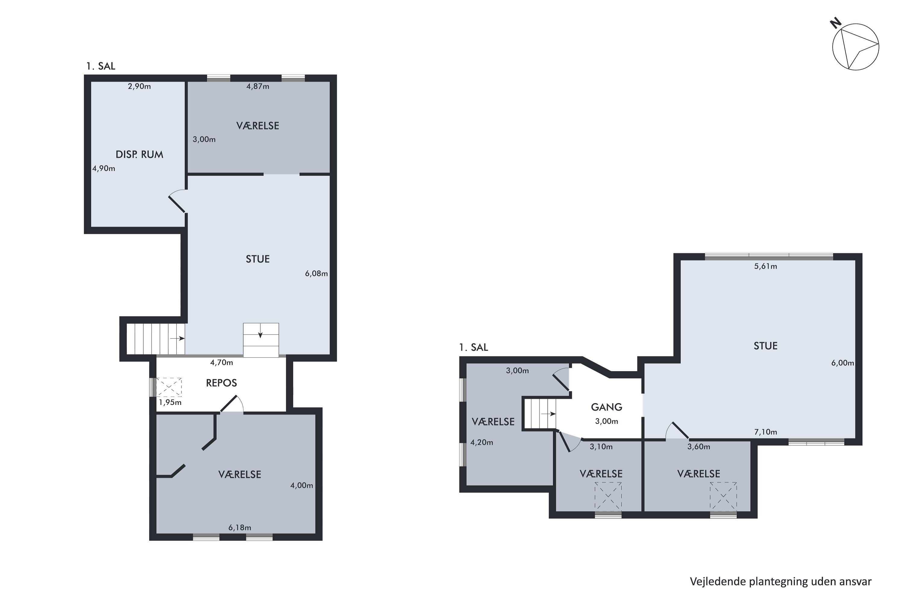 Plantegninger billede af Under Bjerget 8, 9460 Brovst
