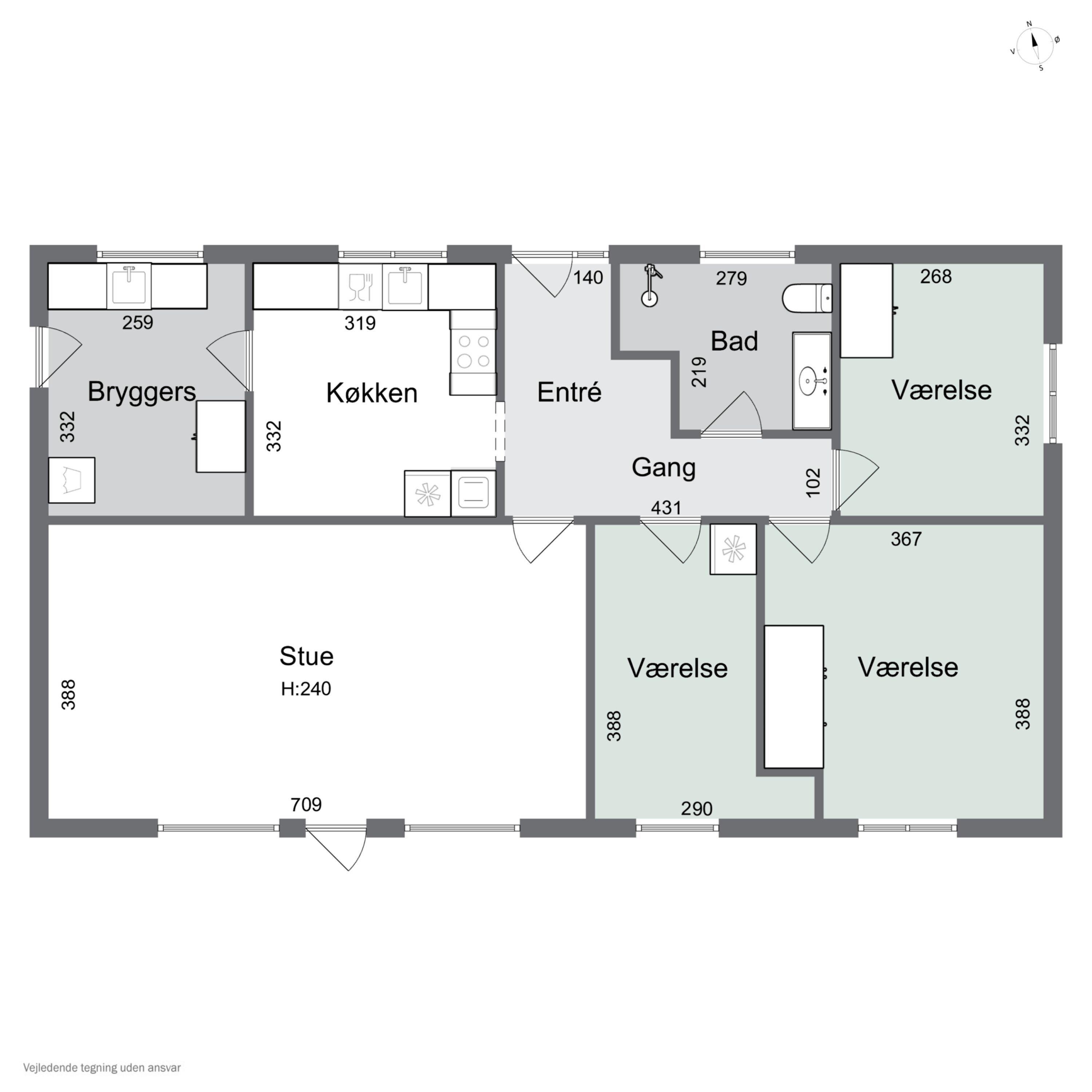 Plantegninger billede af Provst Bendixvej 13, 7770 Vestervig