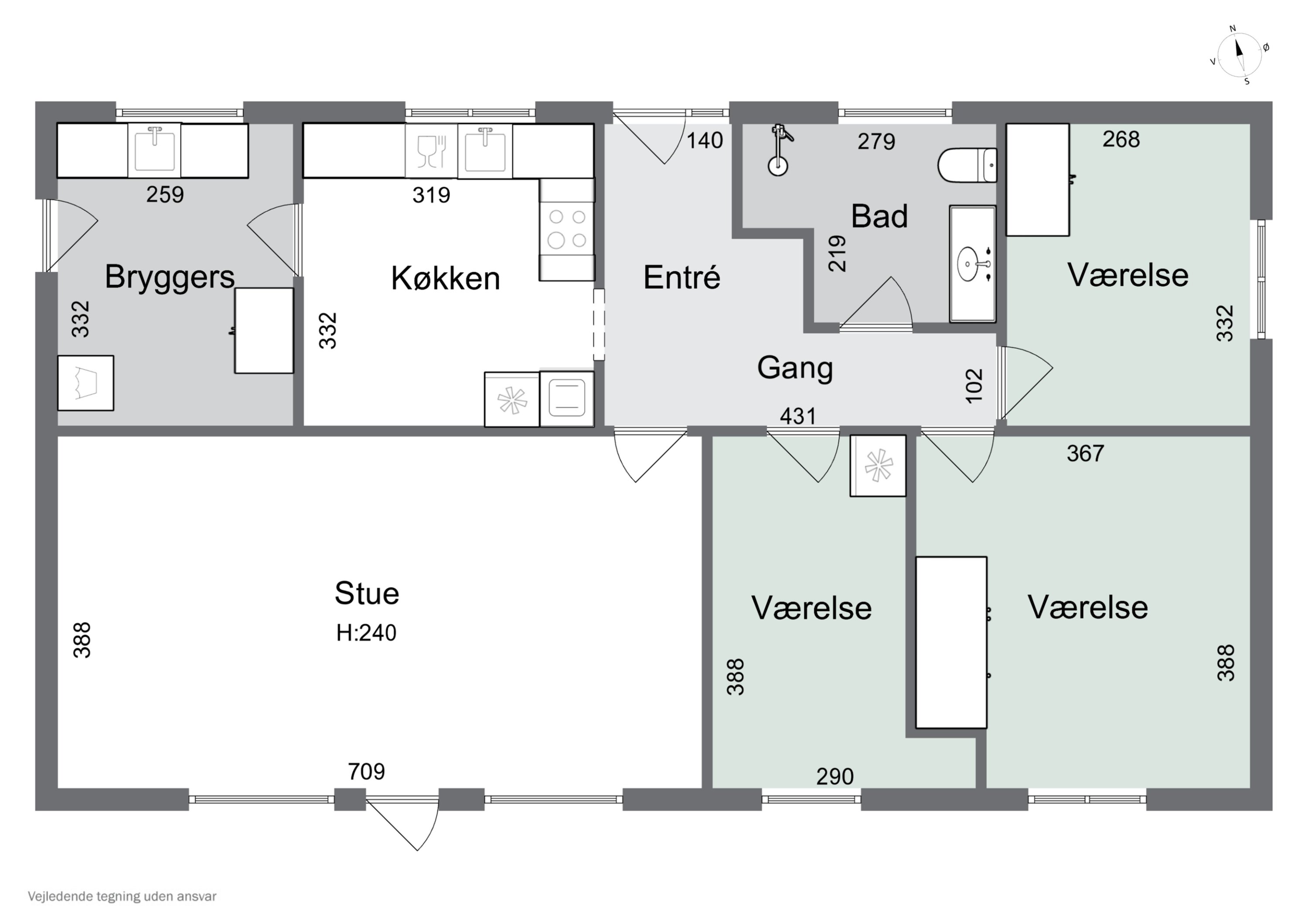 Plantegninger billede af Provst Bendixvej 13, 7770 Vestervig