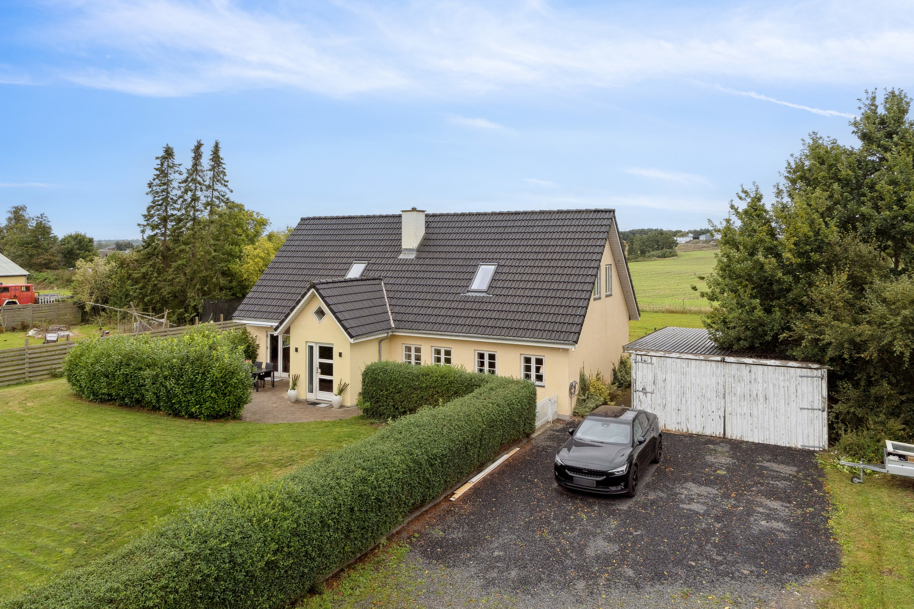 Fremhævet set fra vejen billede i fuldskærmstilstand. Billede af Vesterskovvej 9, Bårse, 4750 Lundby