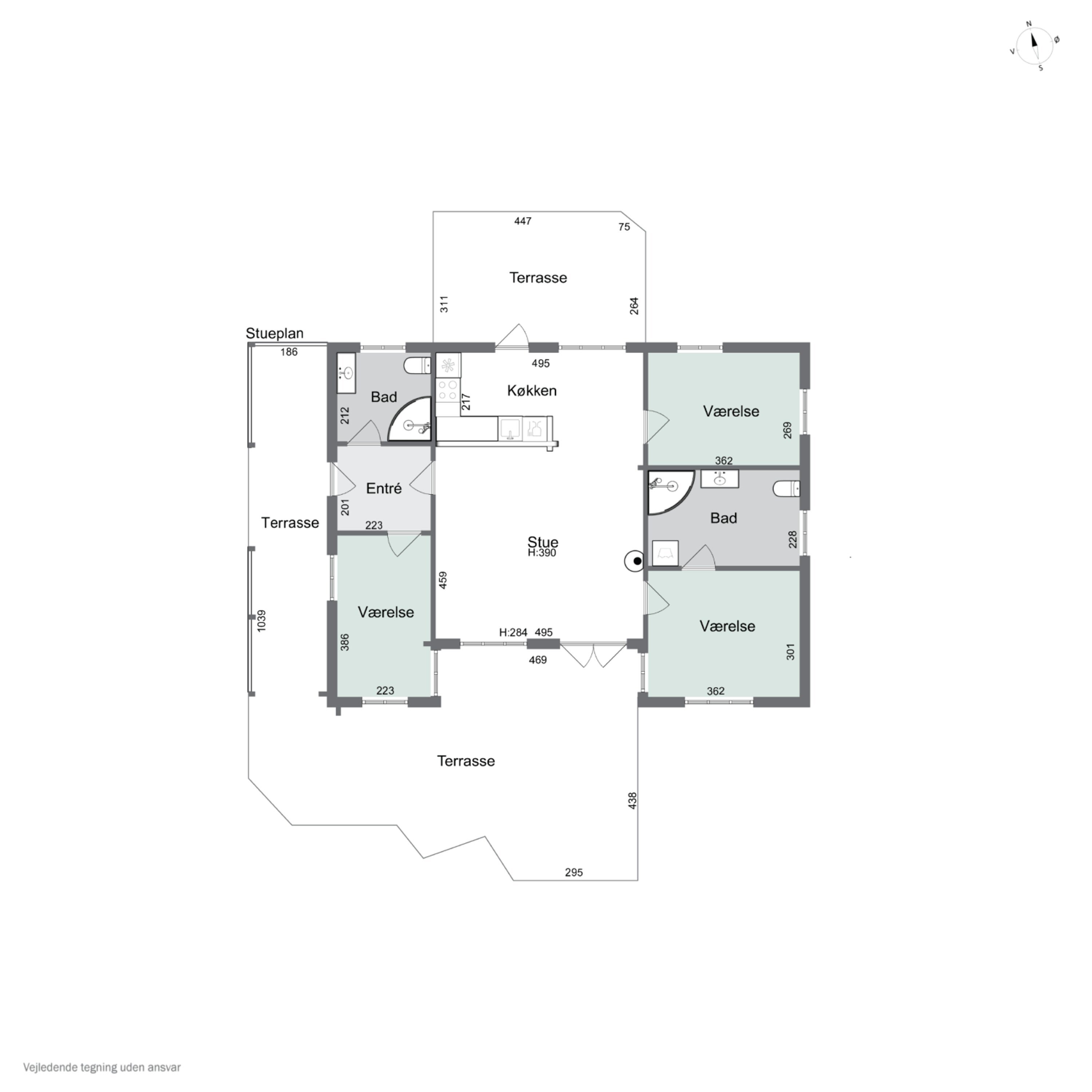 Plantegninger billede af Spurvevej 19, Ellinge Lyng, 4560 Vig