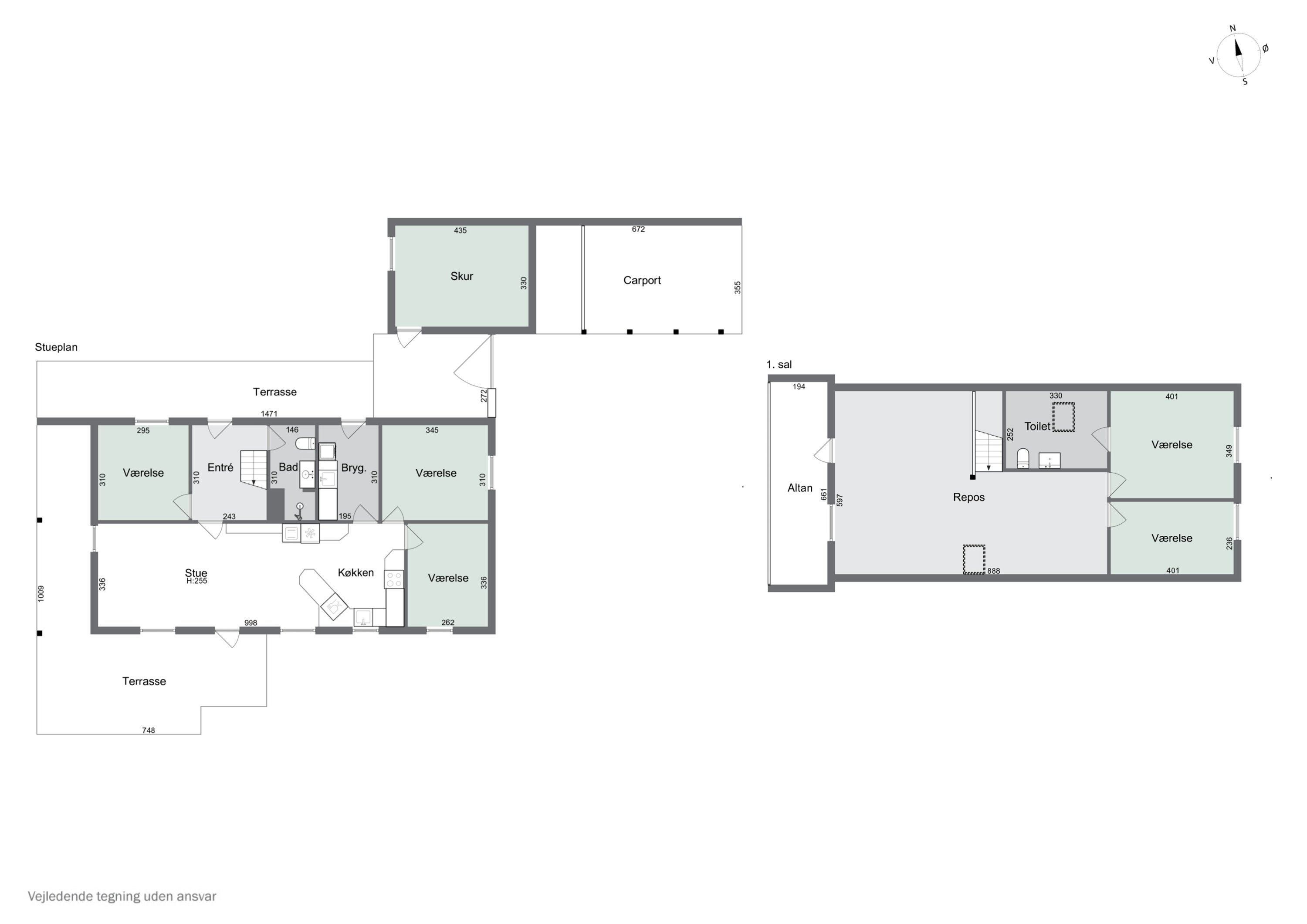 Plantegninger billede af Eskærvej 4, 9800 Hjørring