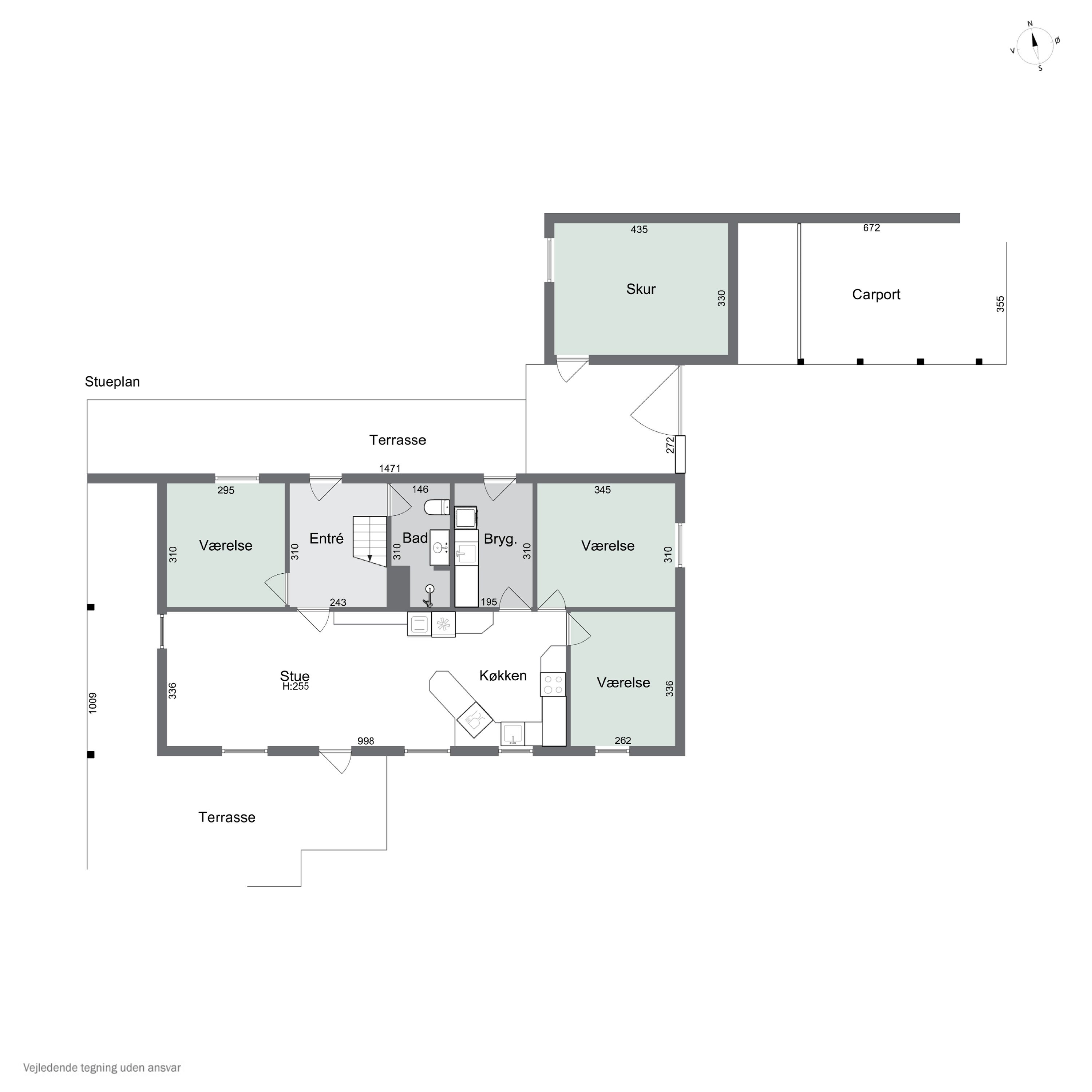Plantegninger billede af Eskærvej 4, 9800 Hjørring