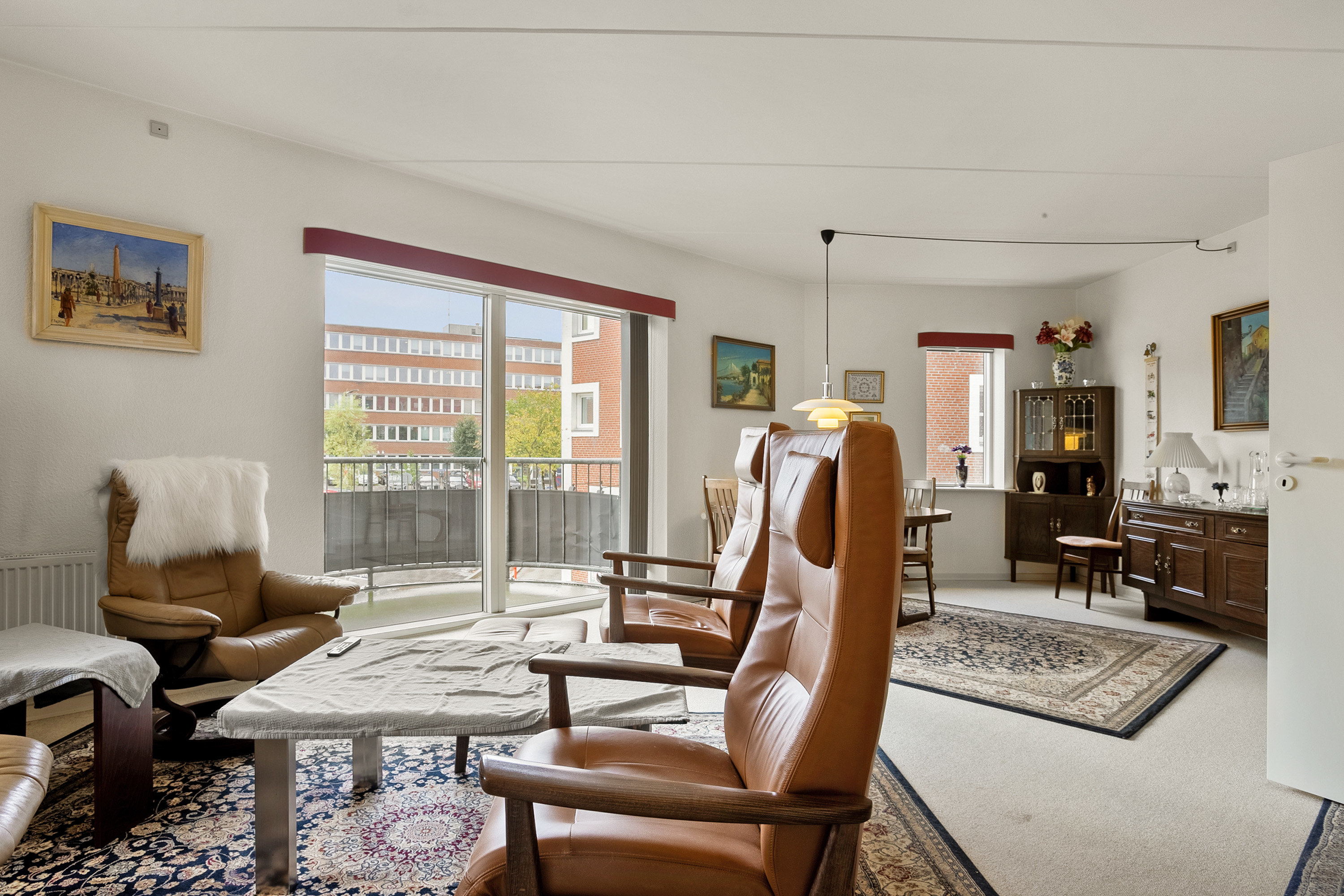 Fremhævet stue billede i fuldskærmstilstand. Billede af Nørregade 7K, 1., 6600 Vejen