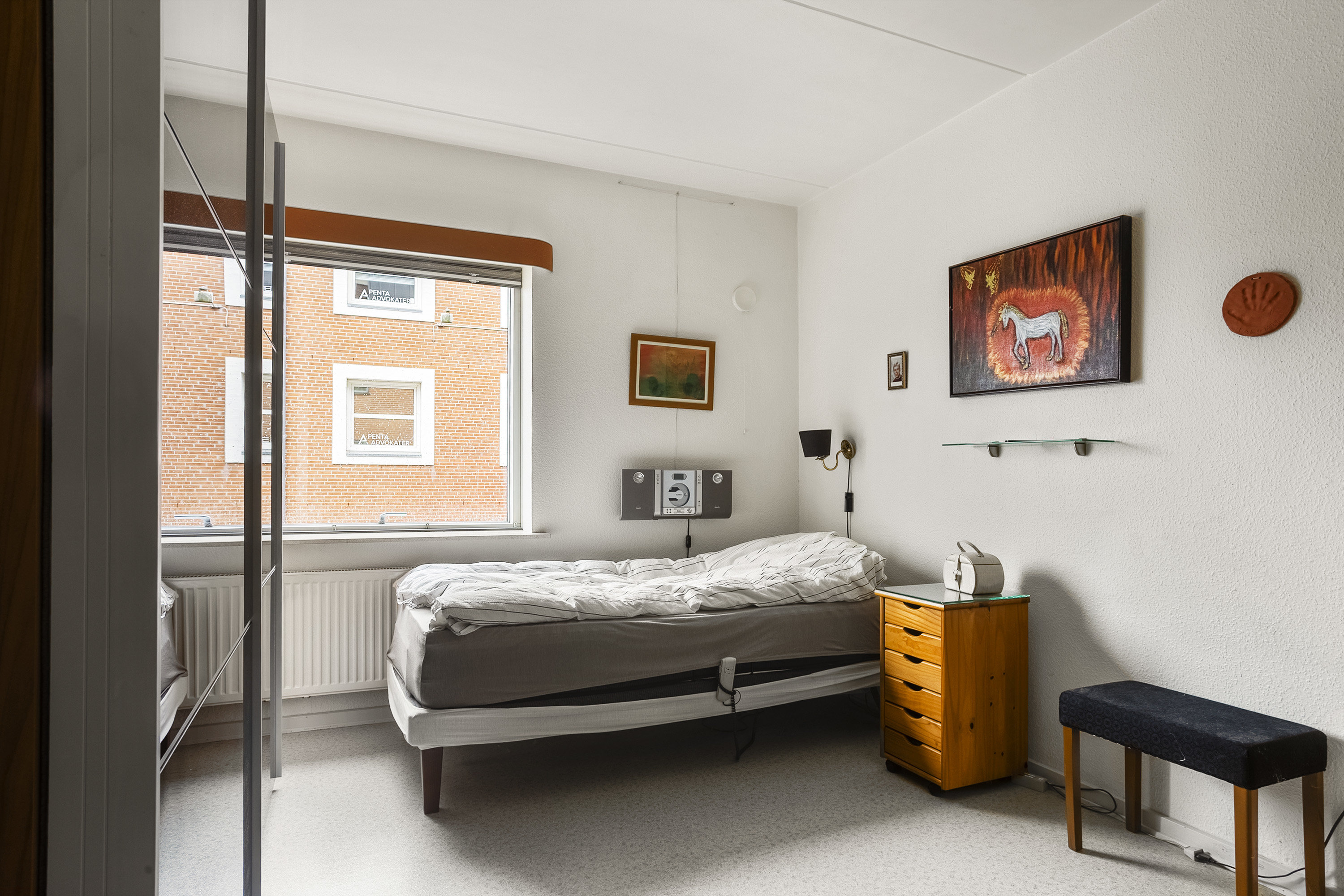 Fremhævet soveværelse billede i fuldskærmstilstand. Billede af Nørregade 7K, 1., 6600 Vejen