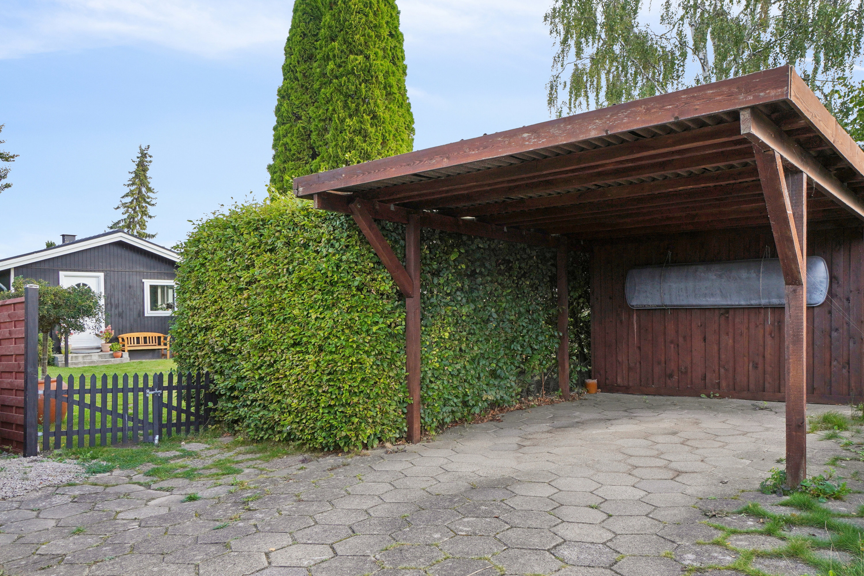 Fremhævet carport billede i fuldskærmstilstand. Billede af Bakkeager 45, 4040 Jyllinge