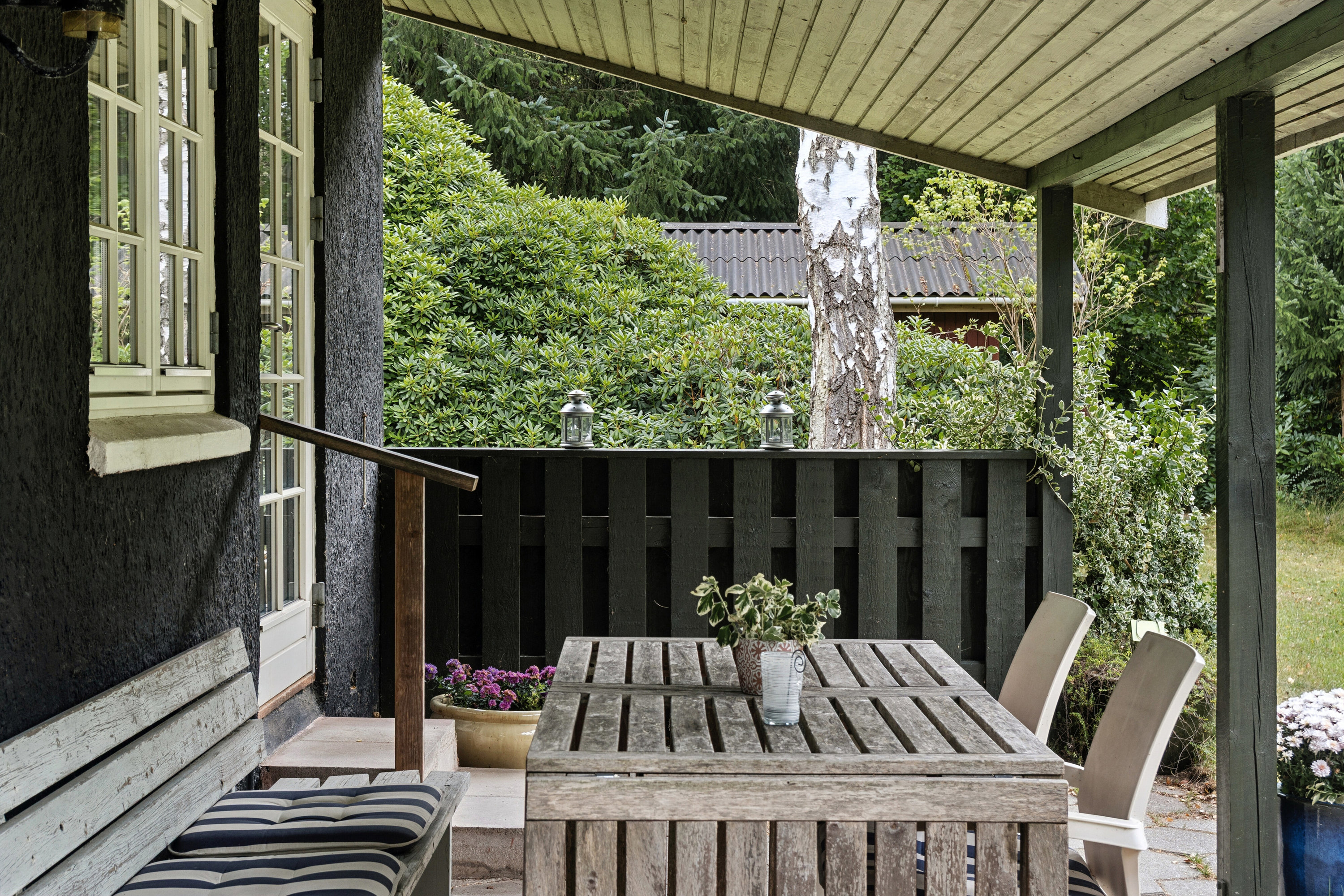 Fremhævet overdækket terrasse billede i fuldskærmstilstand. Billede af Elvervangen 15, 4500 Nykøbing Sj