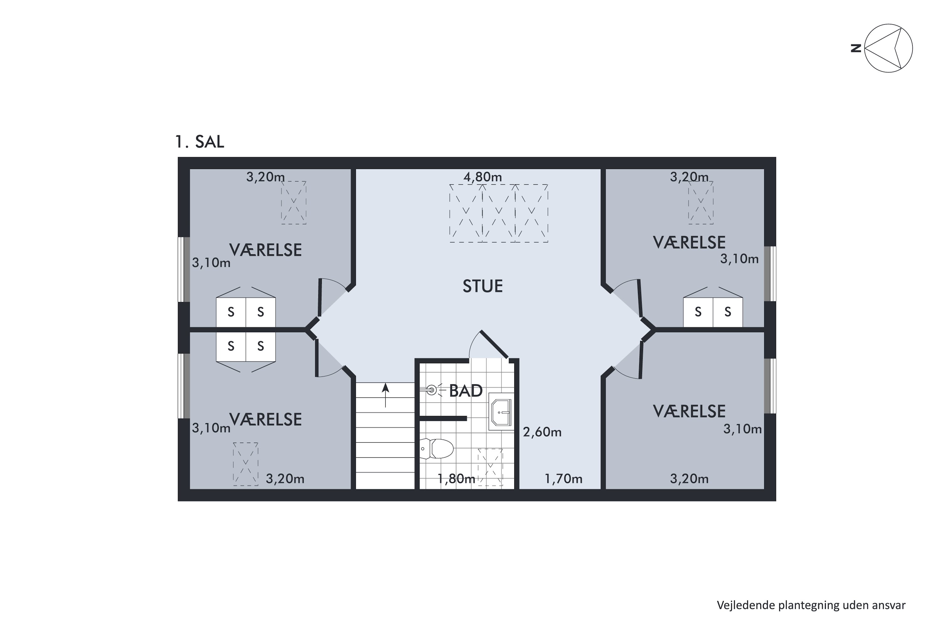 Plantegninger billede af Nordvestvej 3, 4470 Svebølle