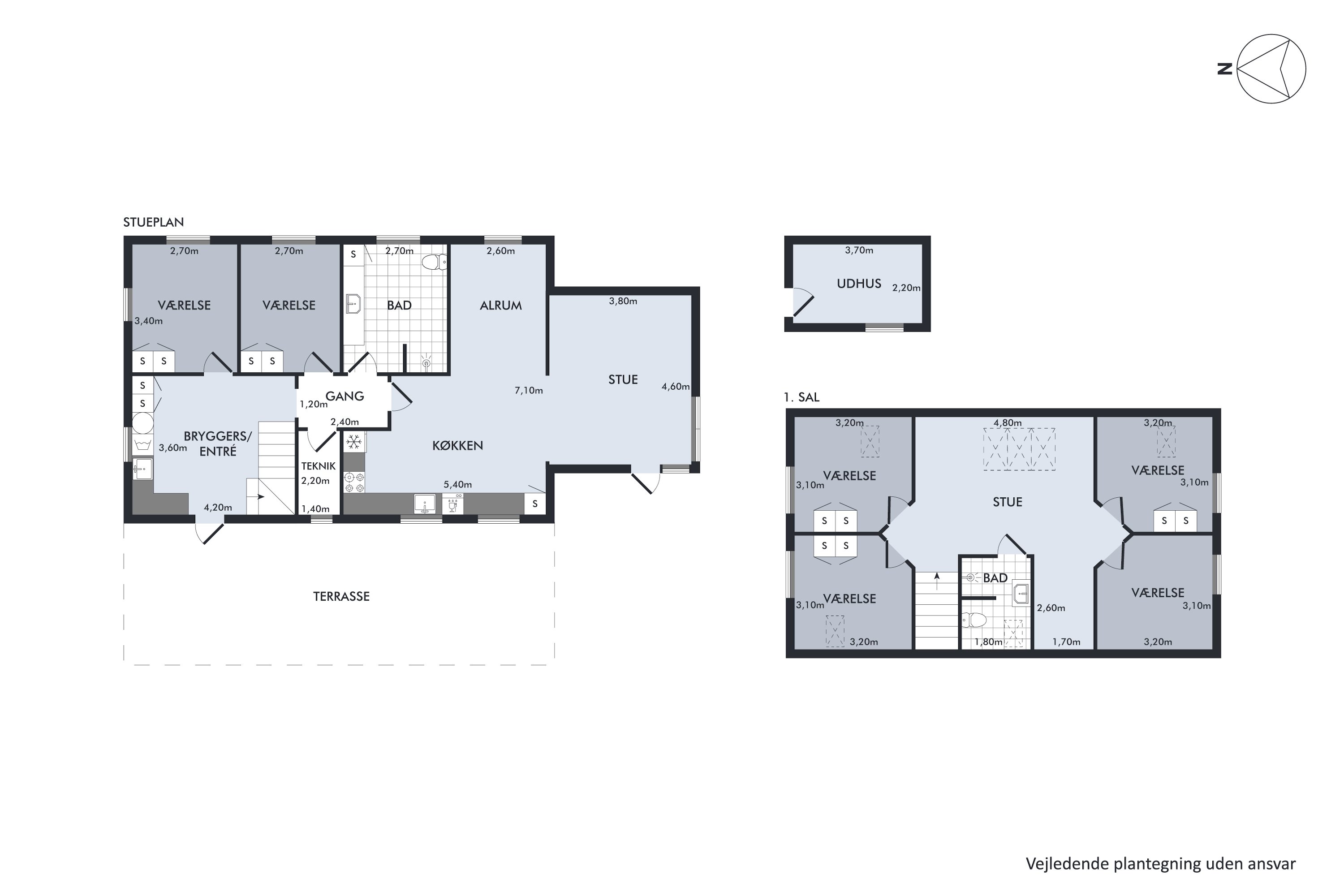 Plantegninger billede af Nordvestvej 3, 4470 Svebølle