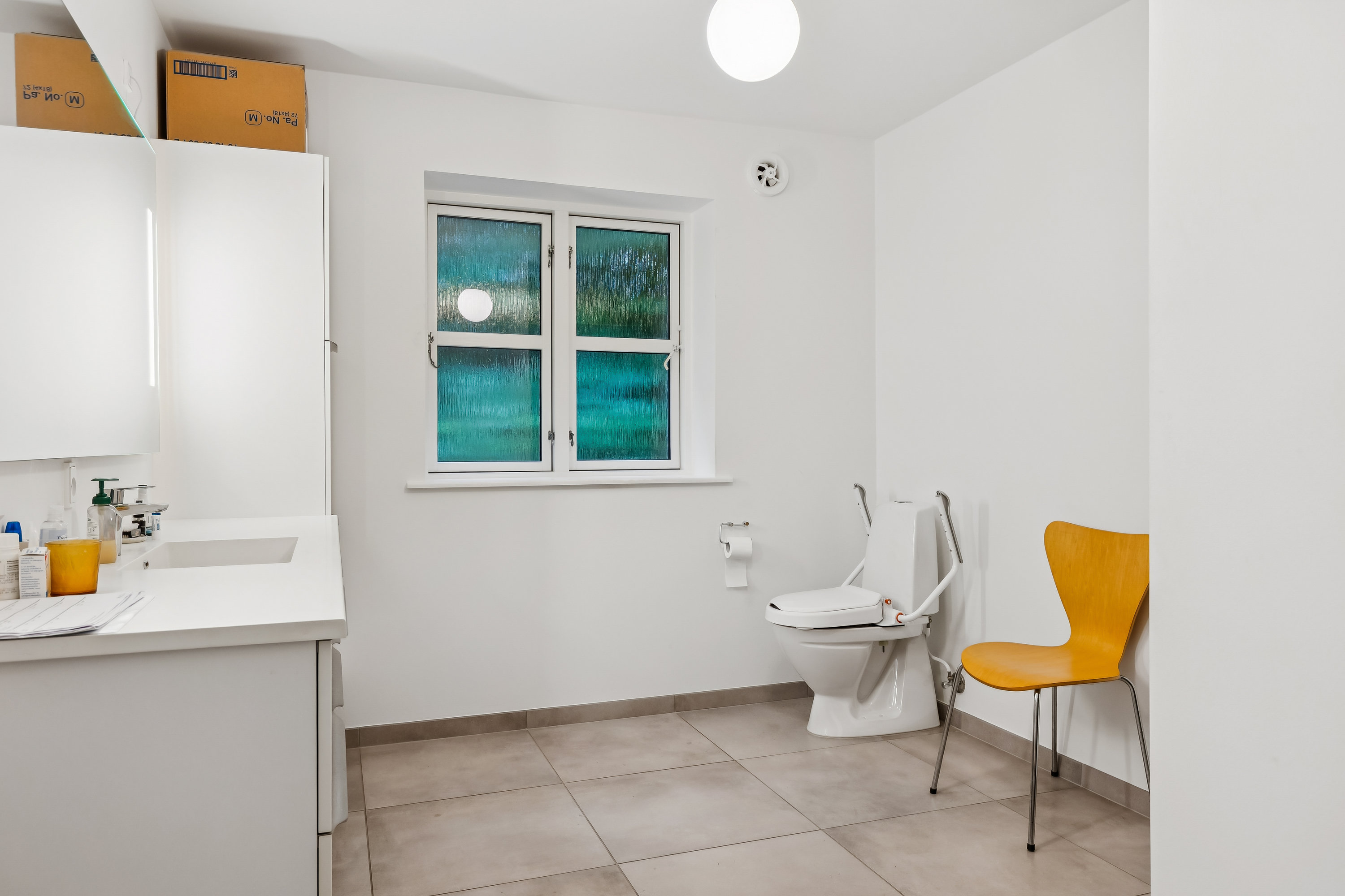 Fremhævet badeværelse billede i fuldskærmstilstand. Billede af Nordvestvej 3, 4470 Svebølle