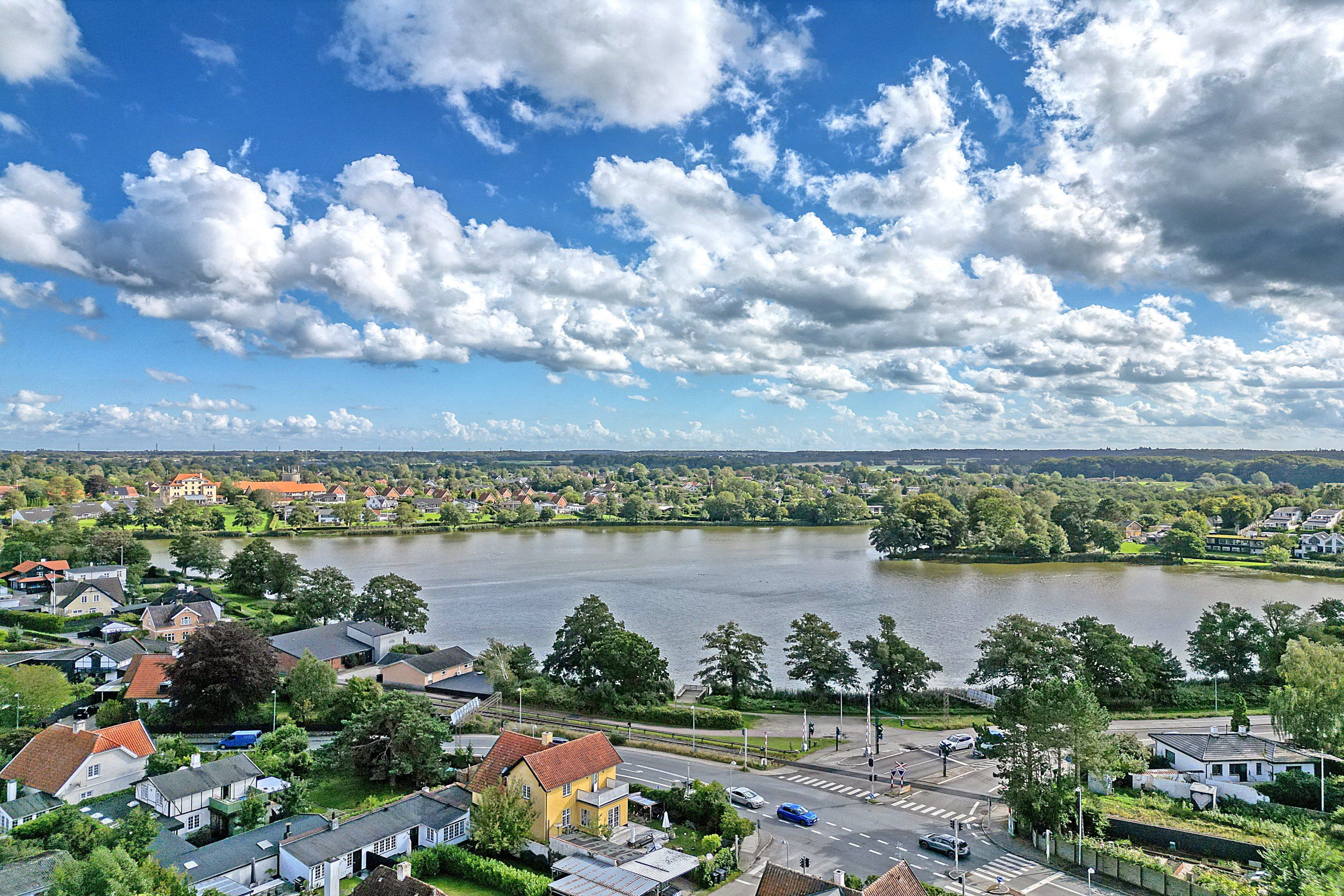 Fremhævet luftfoto billede i fuldskærmstilstand. Billede af Granvænget 7B, 3100 Hornbæk