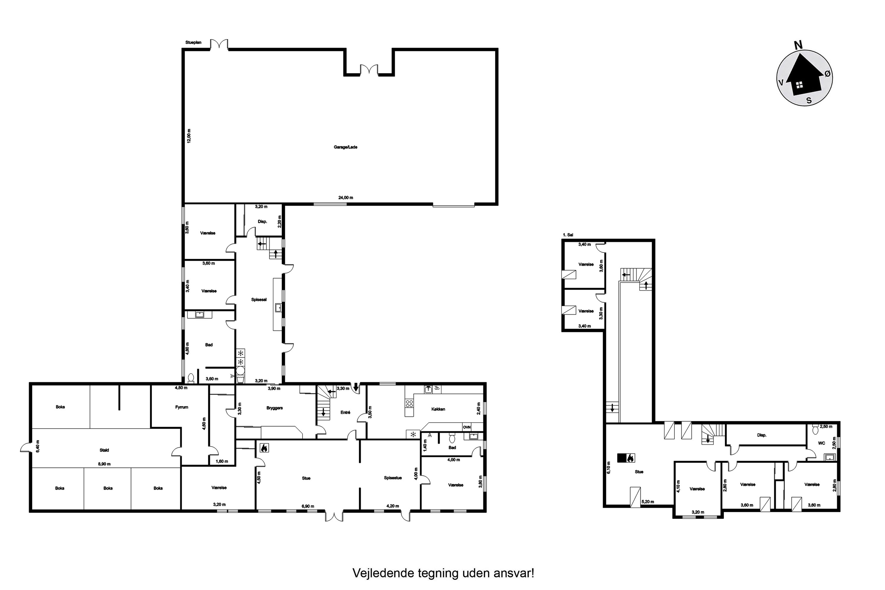 Plantegninger billede af Højervej 15, V Gammelby, 6280 Højer