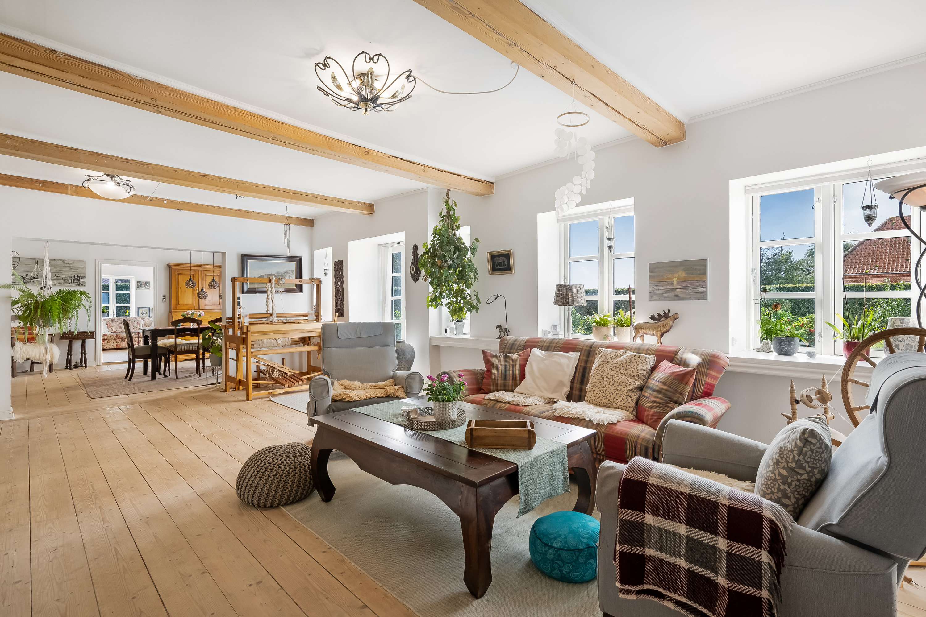 Fremhævet stue billede i fuldskærmstilstand. Billede af Højervej 15, V Gammelby, 6280 Højer