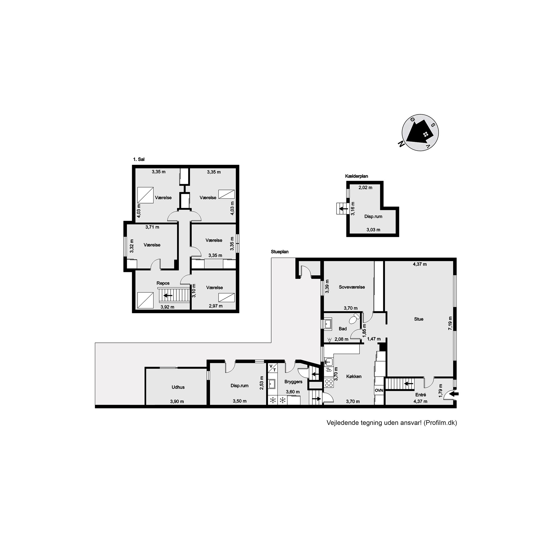 Plantegninger billede af Østergade 17, 6580 Vamdrup
