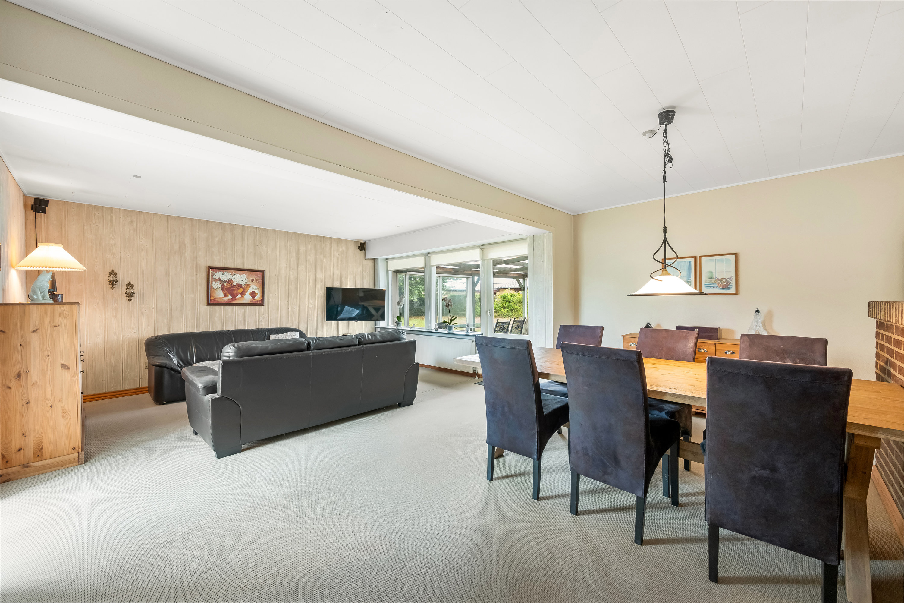 Fremhævet stue billede i fuldskærmstilstand. Billede af Rosenvej 134, 6880 Tarm