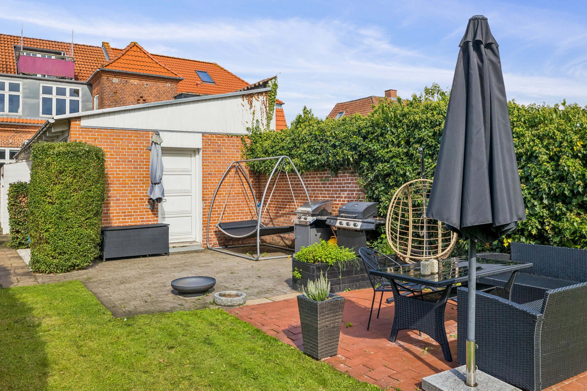 Fremhævet terrasse billede i fuldskærmstilstand. Billede af Nørre Boulevard 53, 1., 8900 Randers C