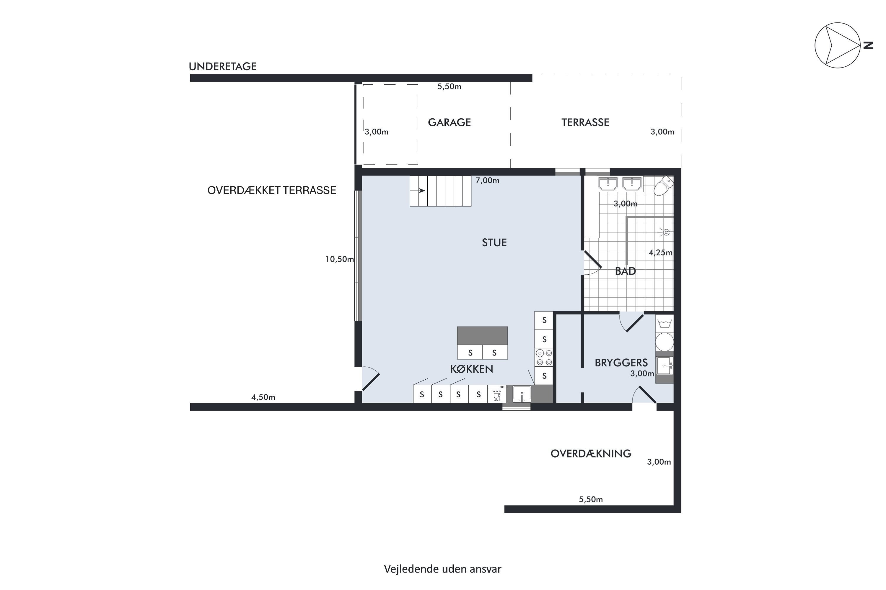 Plantegninger billede af Bakkegården 3, Rinkenæs, 6300 Gråsten