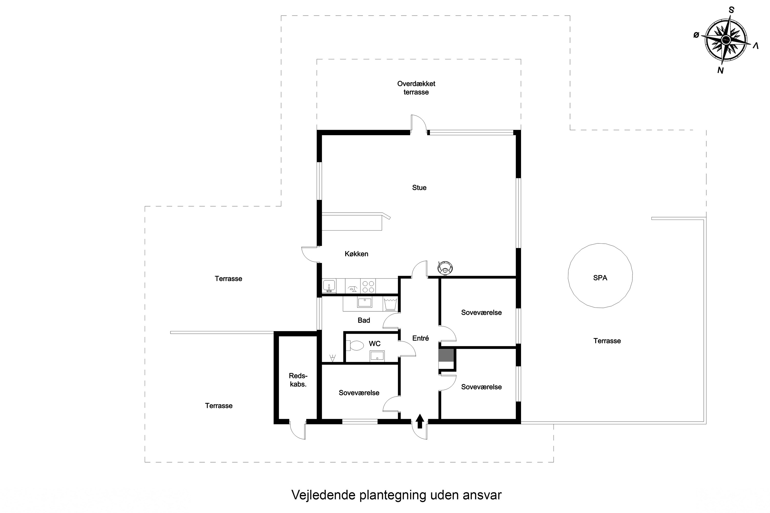 Plantegninger billede af Søndermarken 31, Sønderho, 6720 Fanø