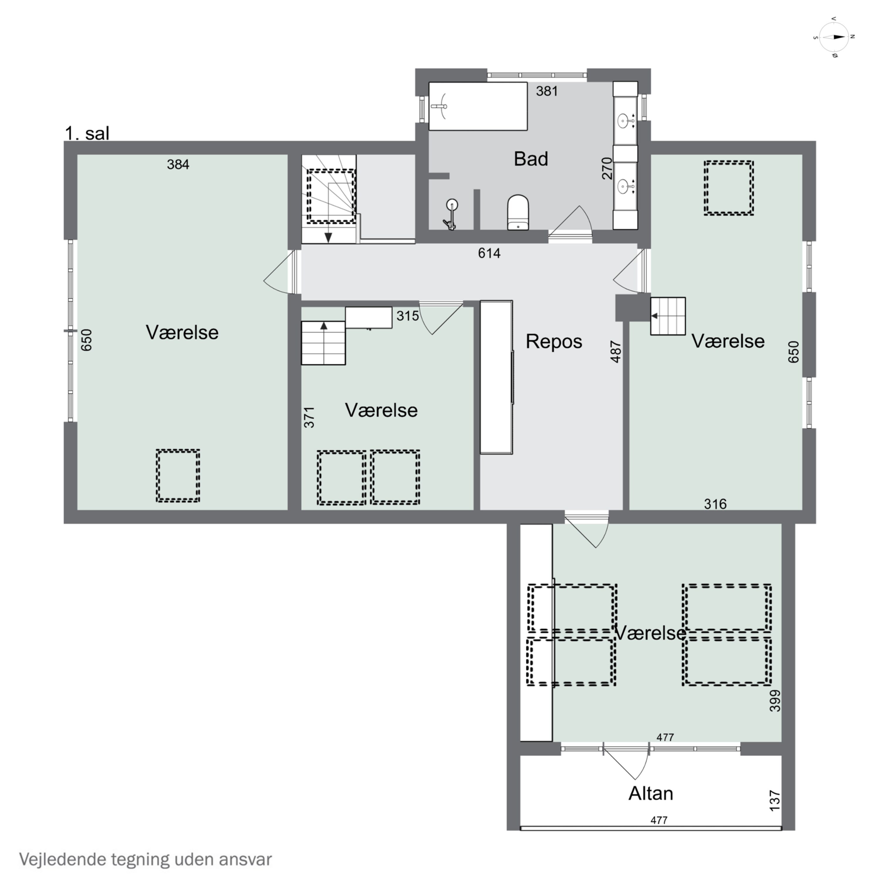 Plantegninger billede af Hjortekærskrænten 13, 2800 Kongens Lyngby