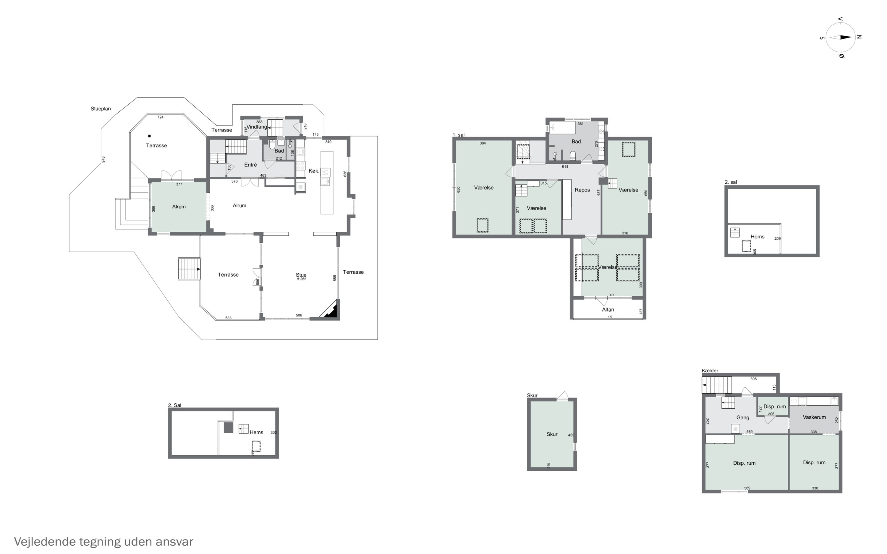 Plantegninger billede af Hjortekærskrænten 13, 2800 Kongens Lyngby
