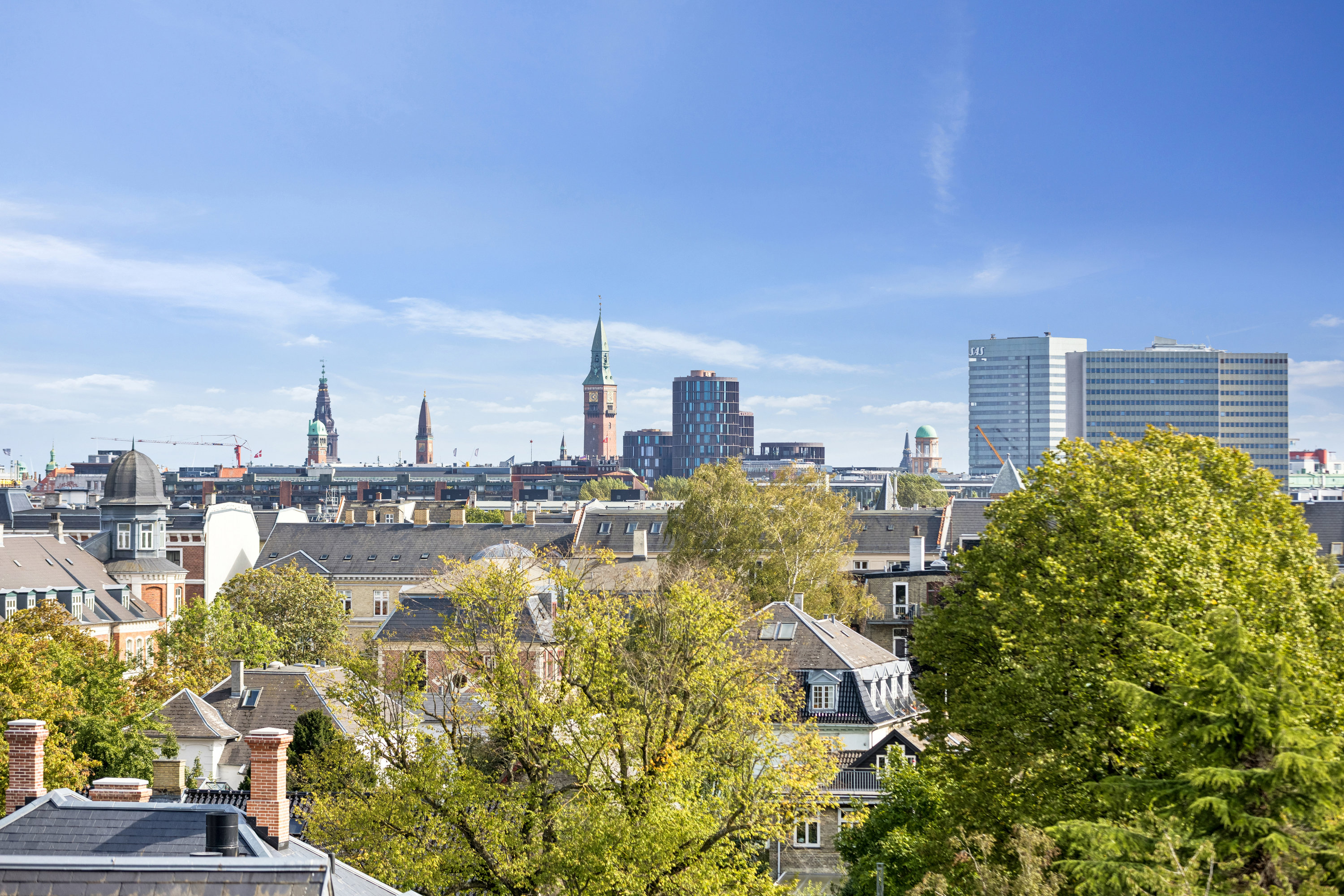 Miniaturebillede 1: udsigt. Billede af Bülowsvej 5C, 4. th., 1870 Frederiksberg C