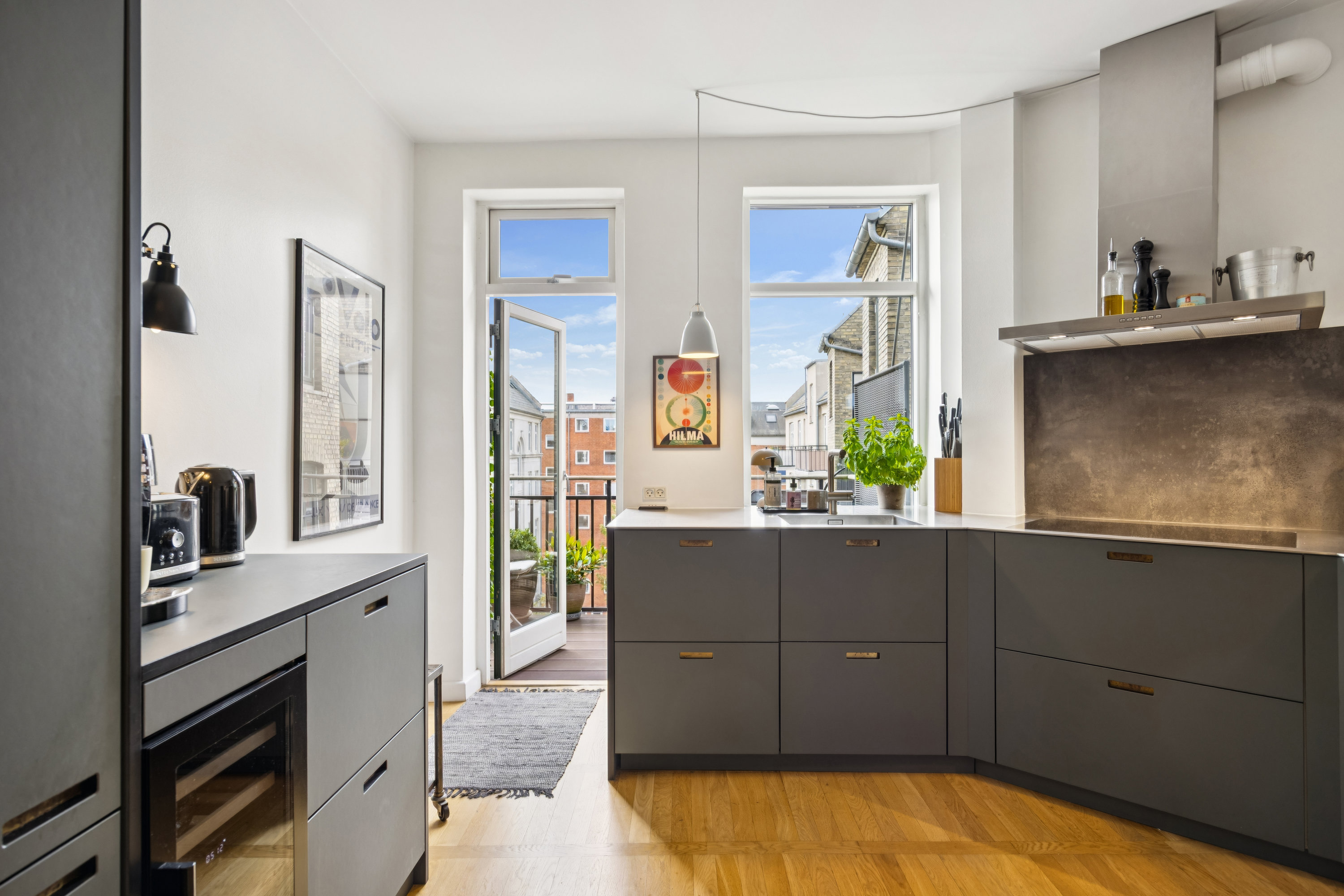 Fremhævet køkken billede i fuldskærmstilstand. Billede af Bülowsvej 5C, 4. th., 1870 Frederiksberg C