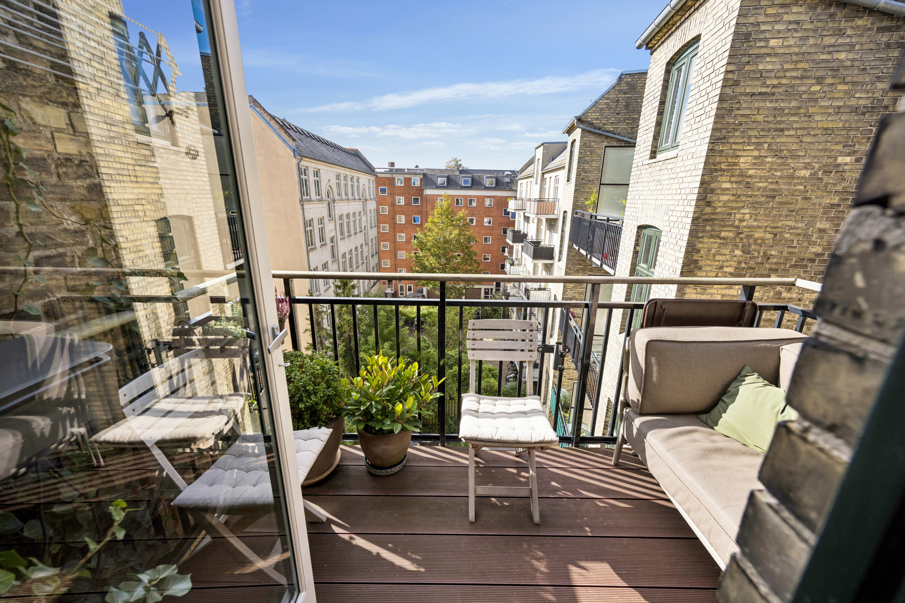 Fremhævet altan billede i fuldskærmstilstand. Billede af Bülowsvej 5C, 4. th., 1870 Frederiksberg C