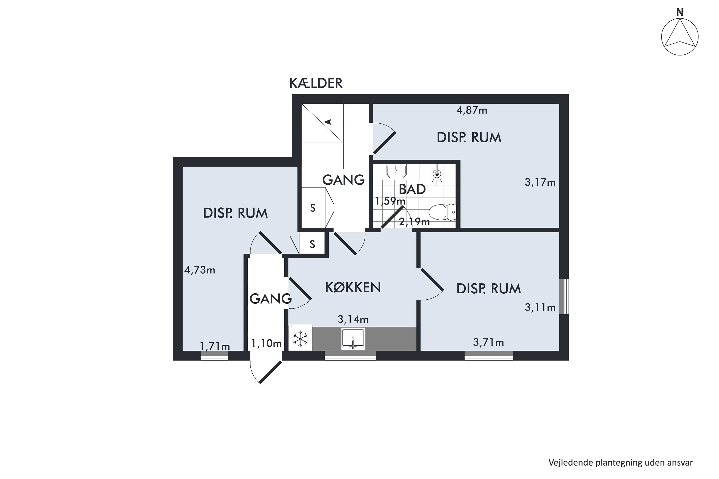 Plantegninger billede af Nymøllevej 143, Farstrup, 9240 Nibe