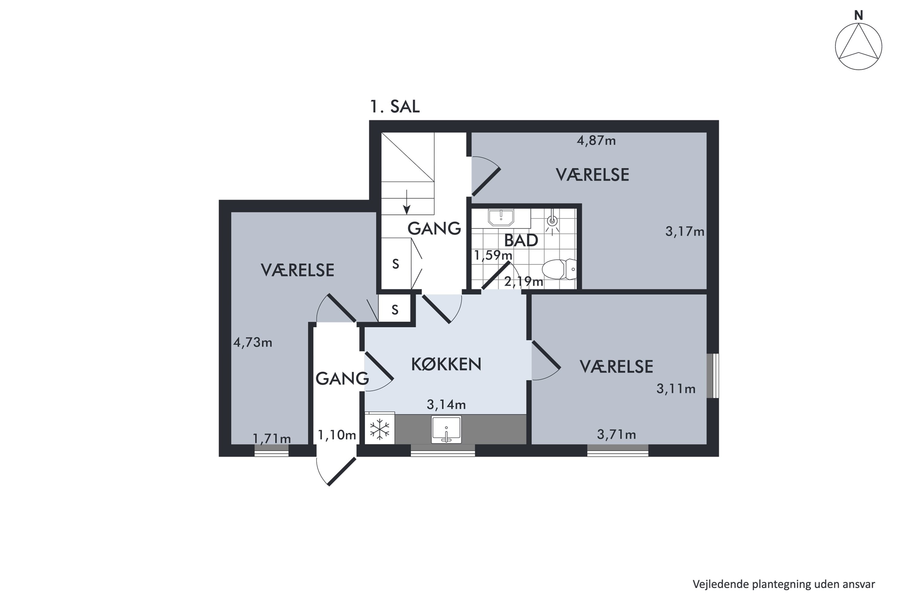 Plantegninger billede af Nymøllevej 143, Farstrup, 9240 Nibe