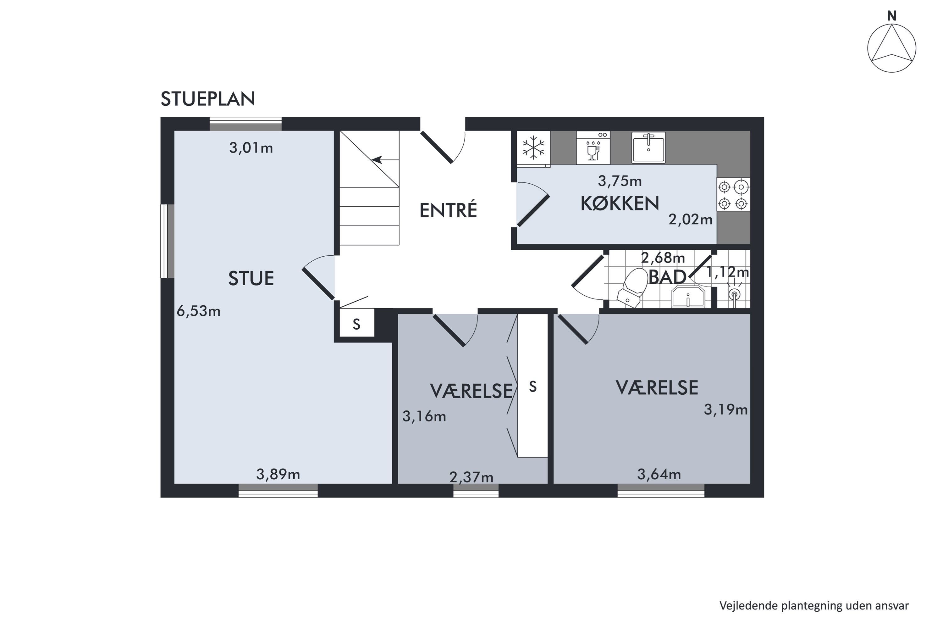 Plantegninger billede af Nymøllevej 143, Farstrup, 9240 Nibe