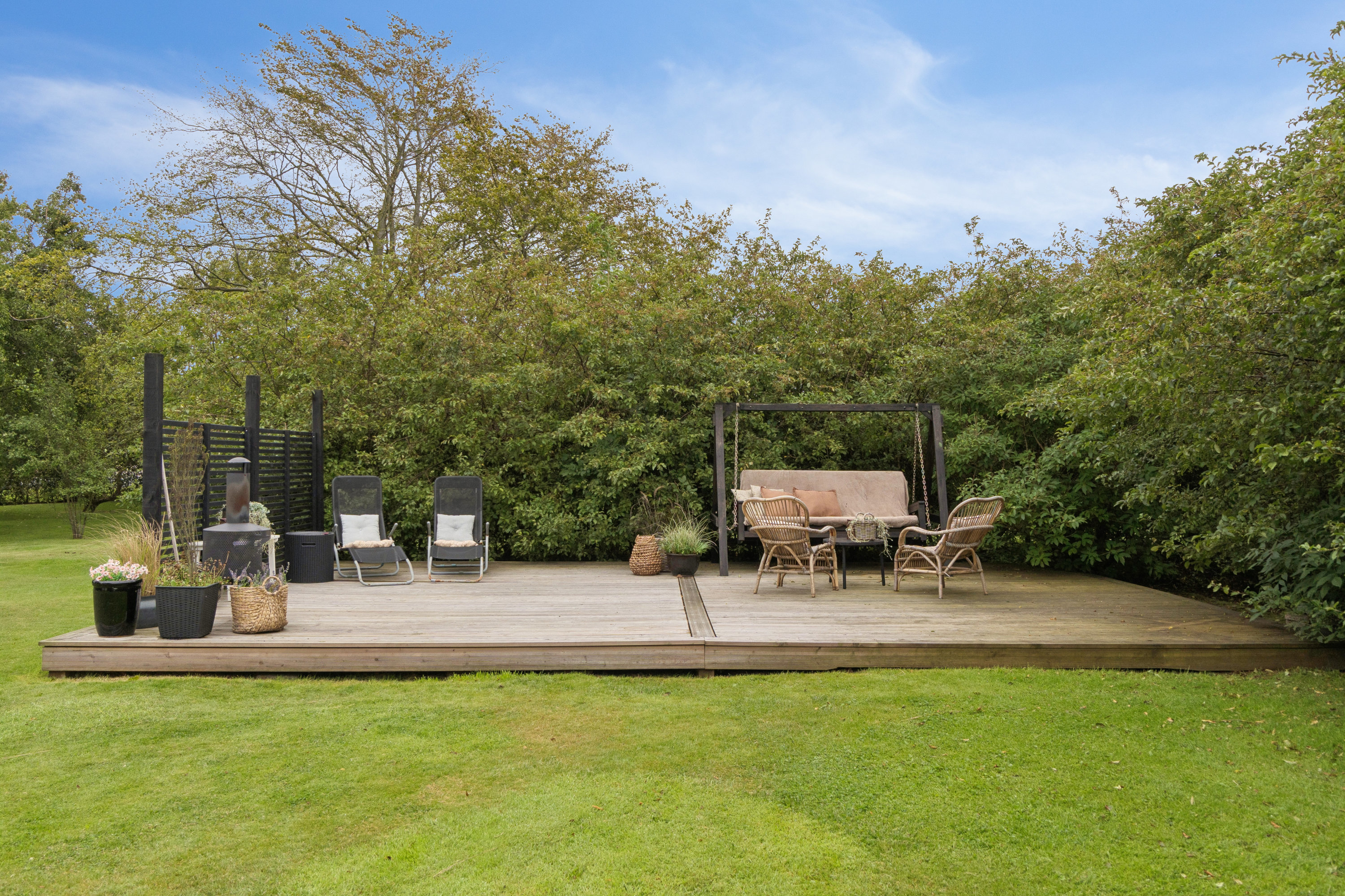 Fremhævet terrasse billede i fuldskærmstilstand. Billede af Karetmagervej 1, Sydtødsø, 7900 Nykøbing M